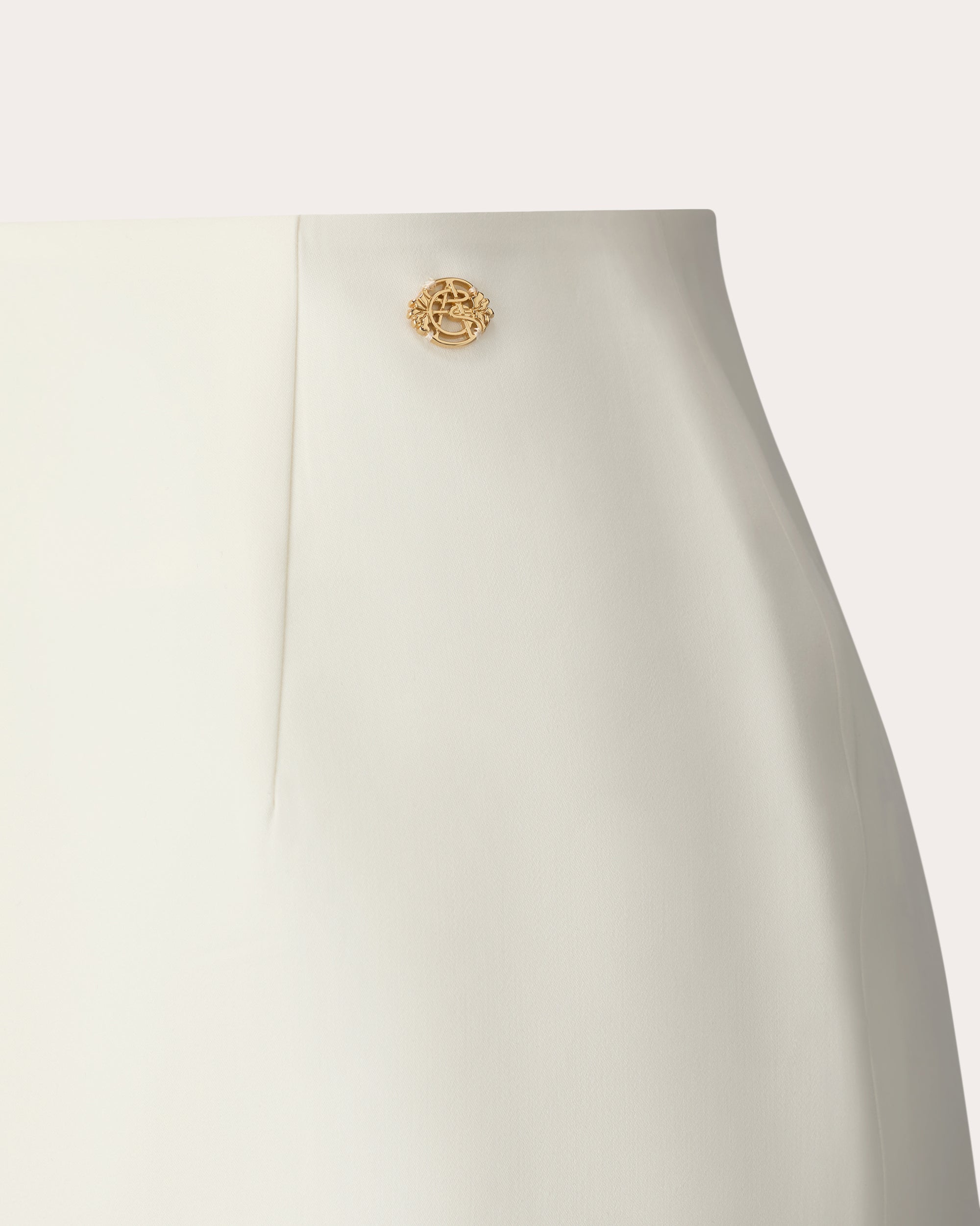 Gina Cotton-Silk Blend Mini Skirt