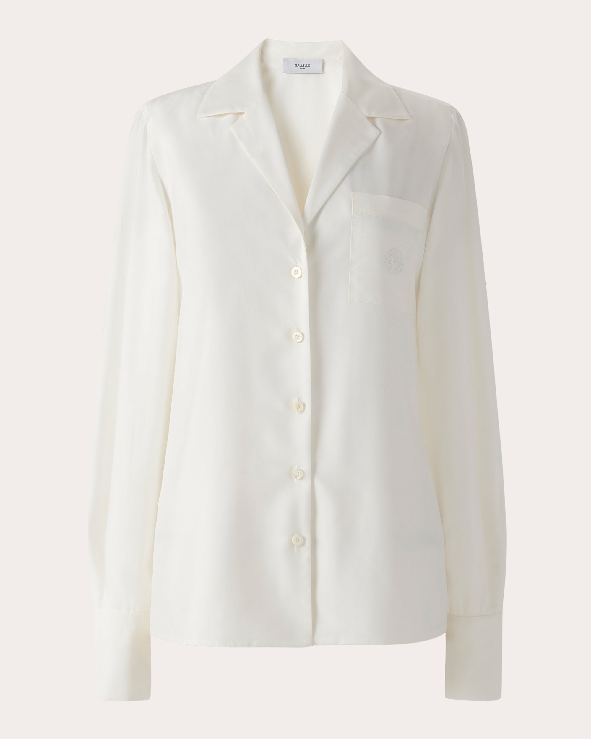 Sienna Embroidered Silk-Blend Shirt