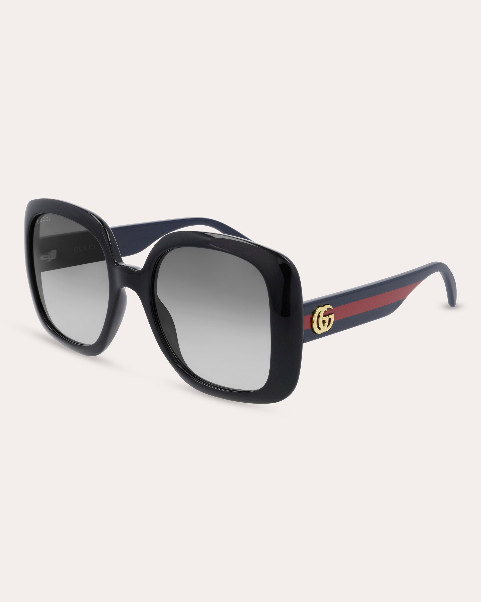 Black & Gray Gradient Square Sunglasses