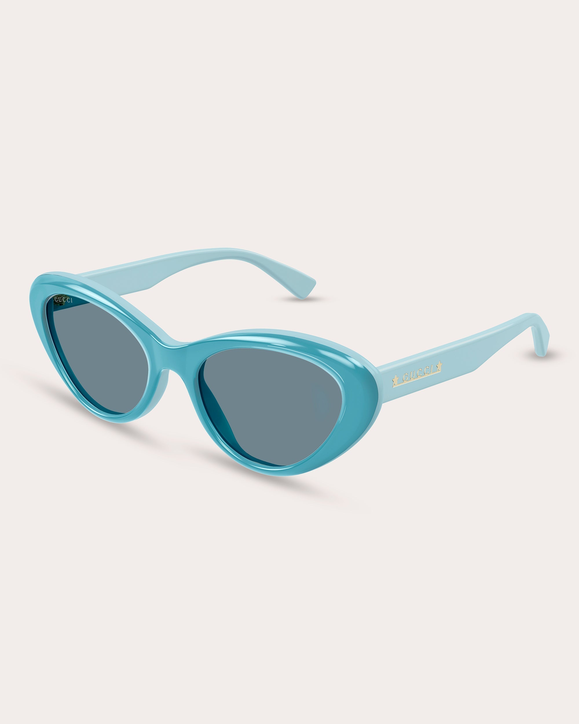 Cat-Eye Transparent Acetate Sunglasses