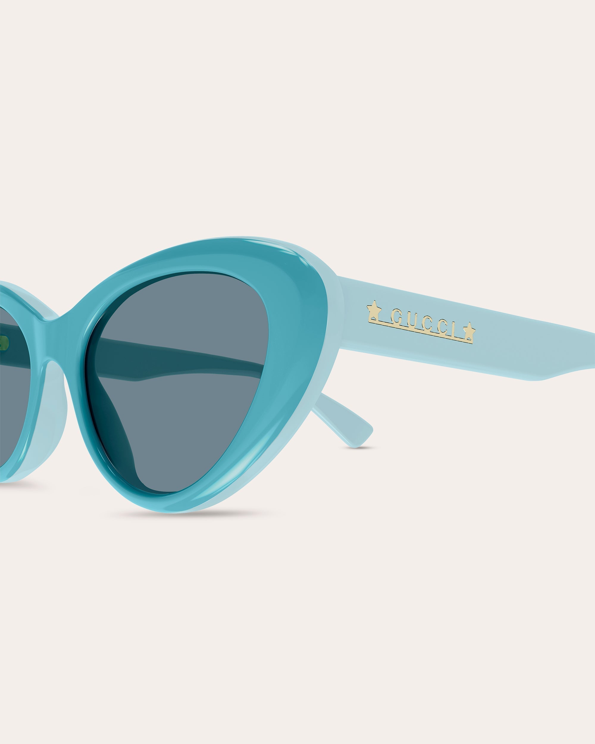 Cat-Eye Transparent Acetate Sunglasses