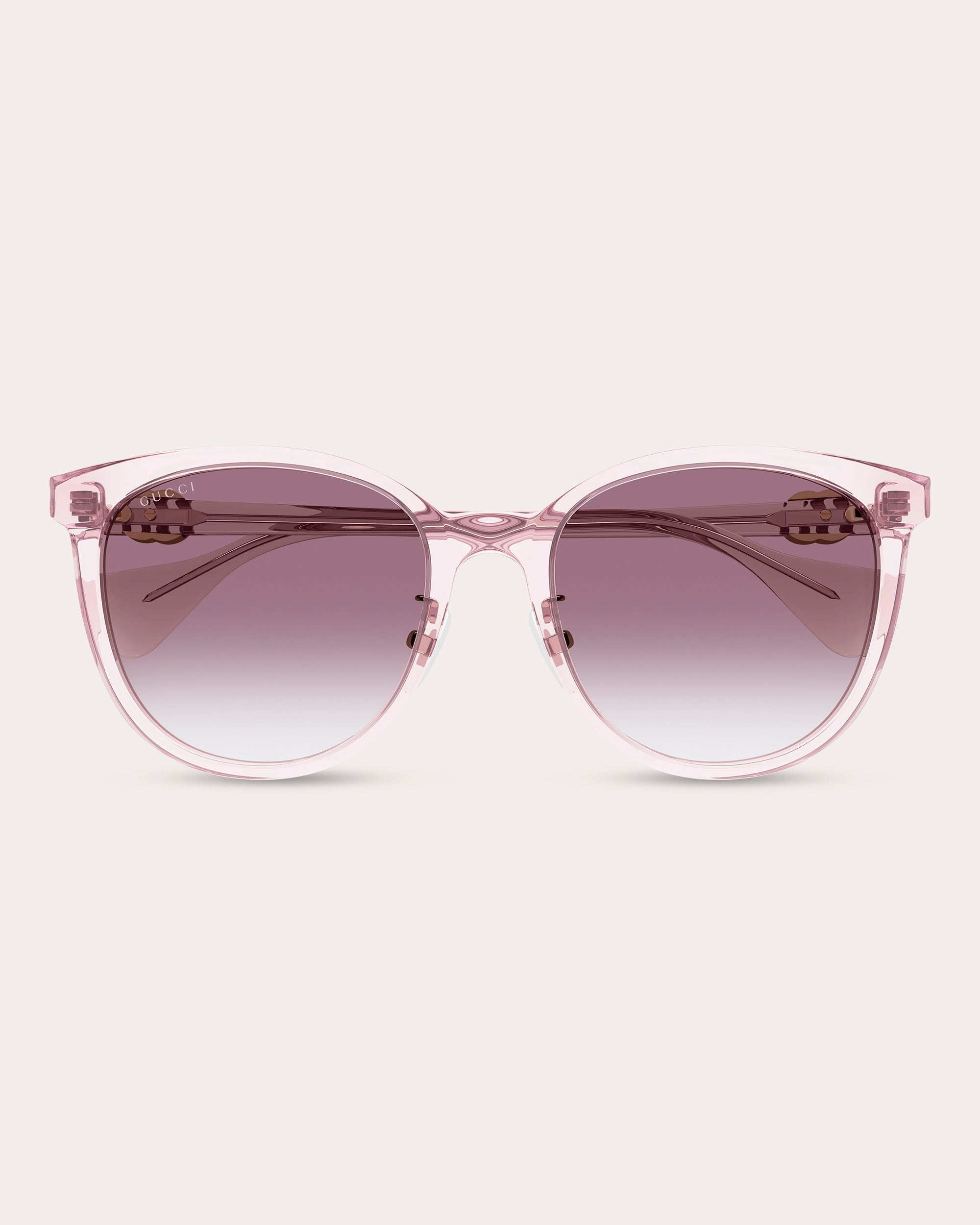 Transparent Round Sunglasses
