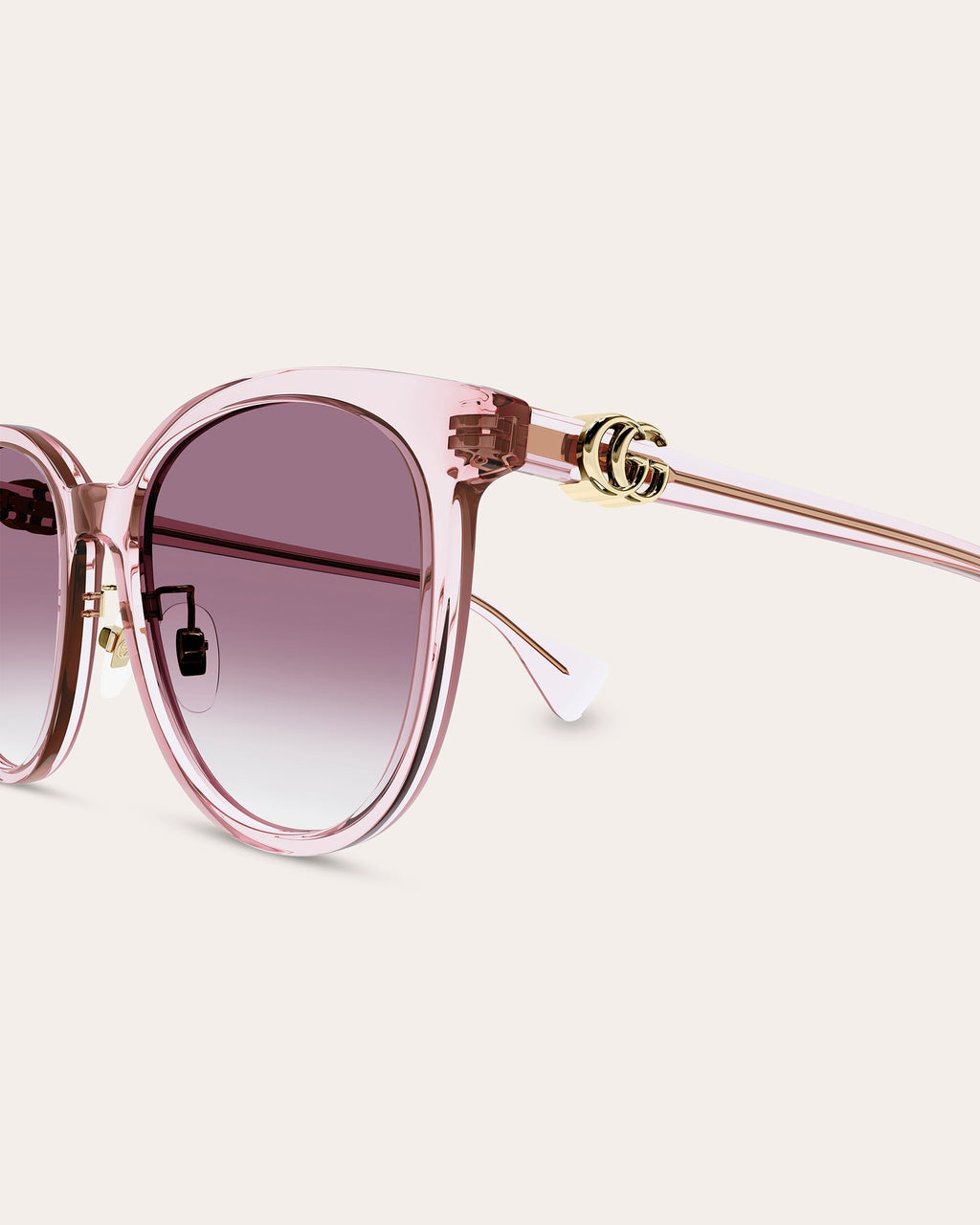 Transparent Round Sunglasses