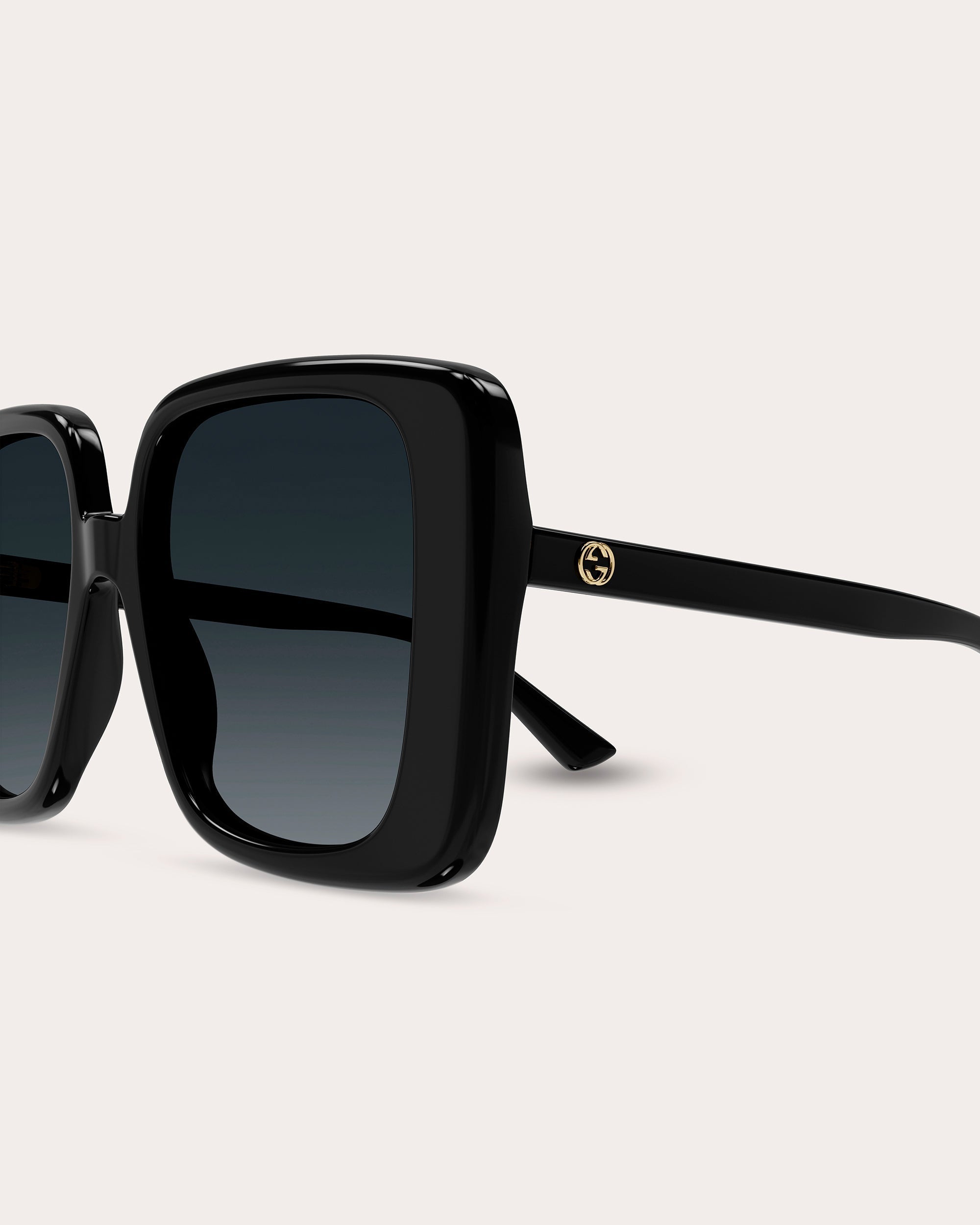 Shiny Black Butterfly Sunglasses