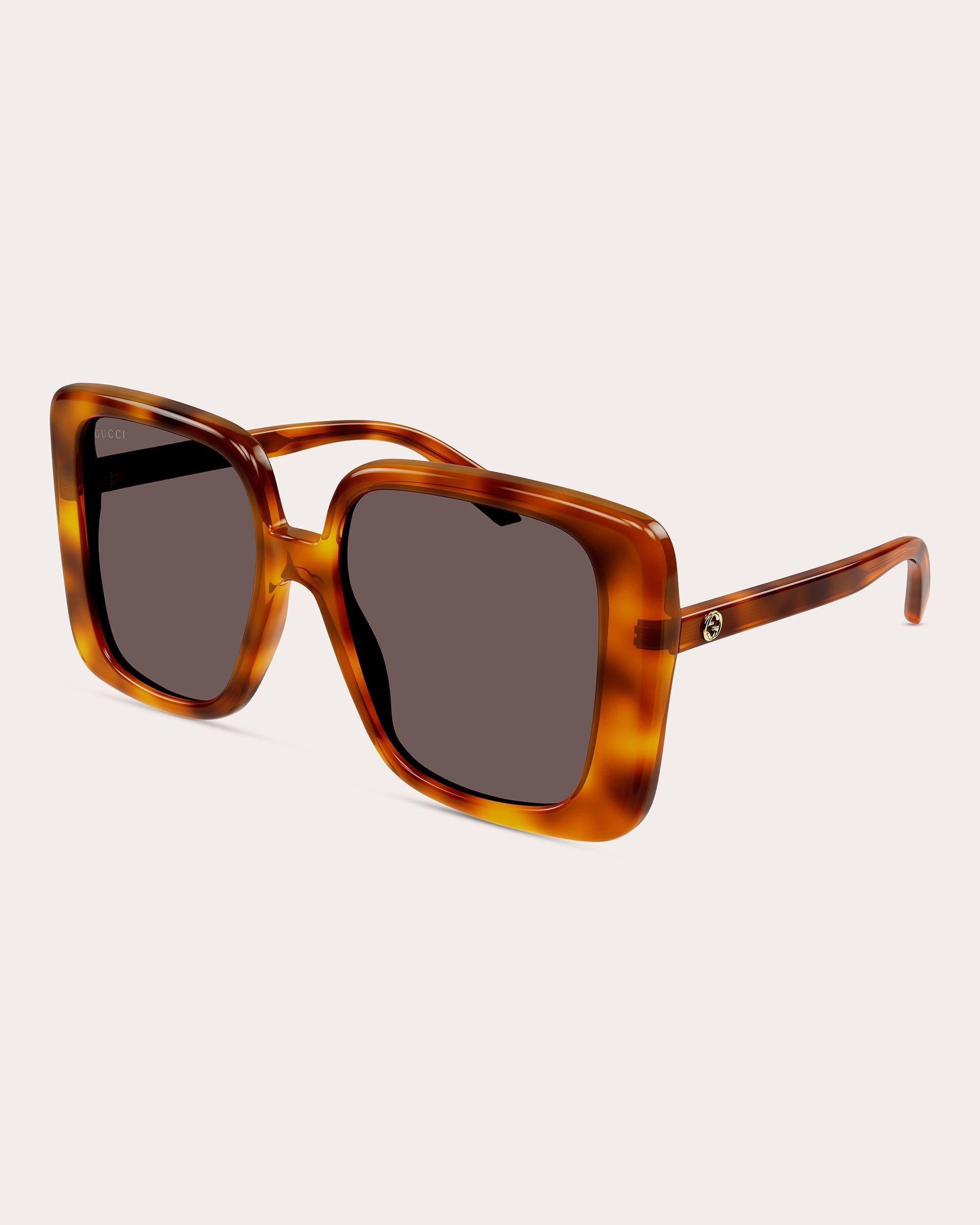 Shiny Blonde Havana Butterfly Sunglasses
