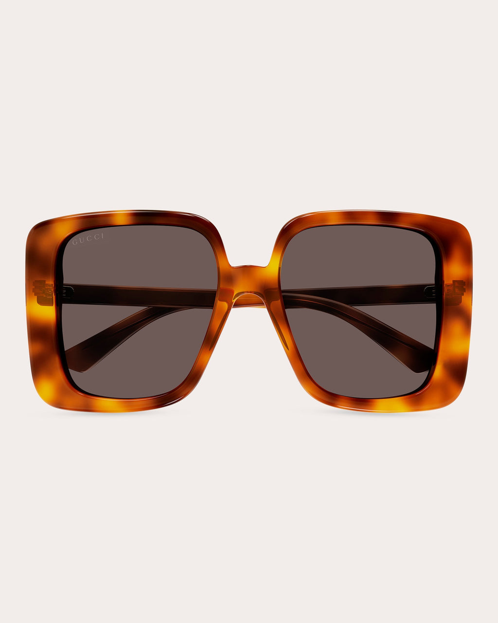 Shiny Blonde Havana Butterfly Sunglasses