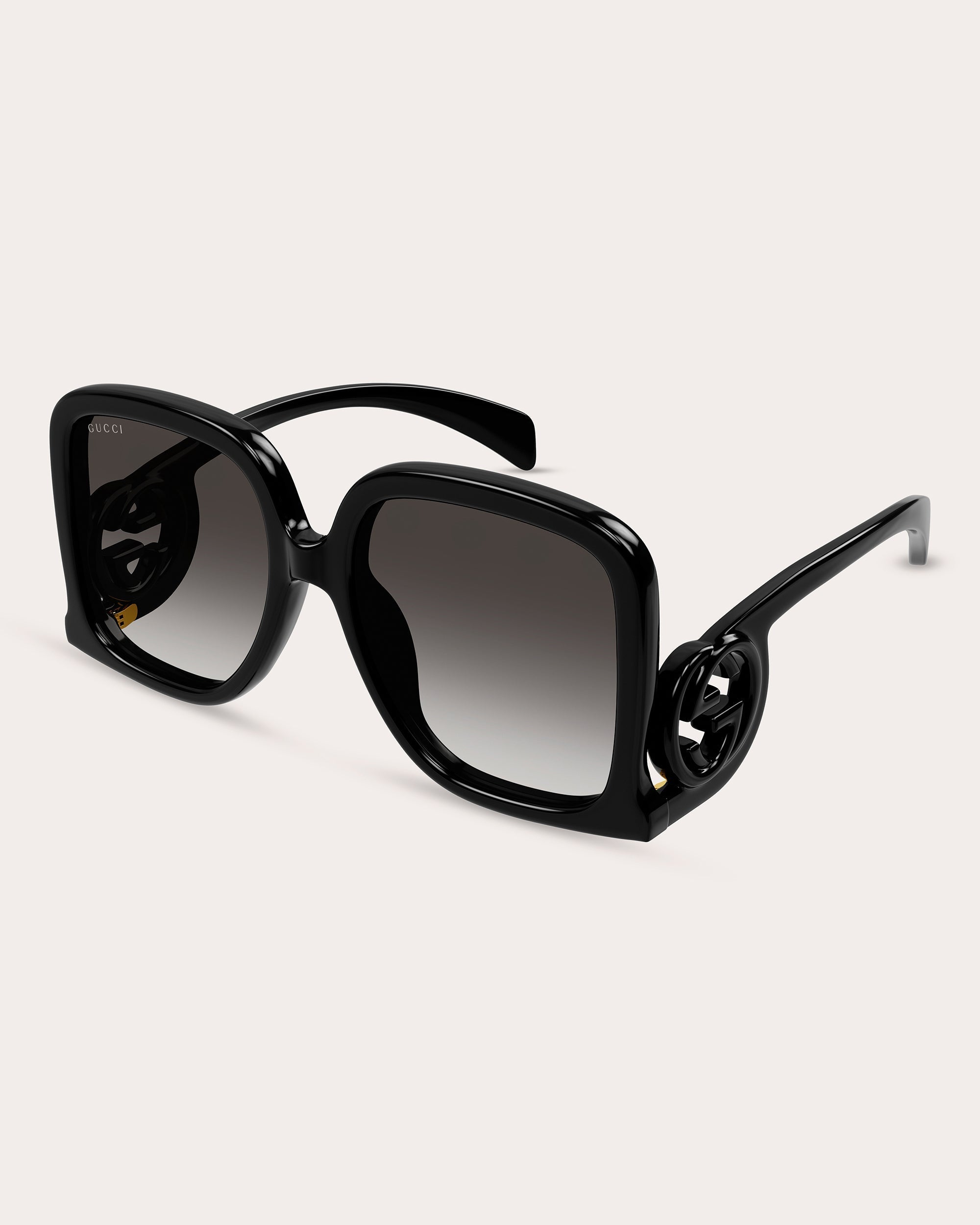 Black & Gray Gradient Square Sunglasses