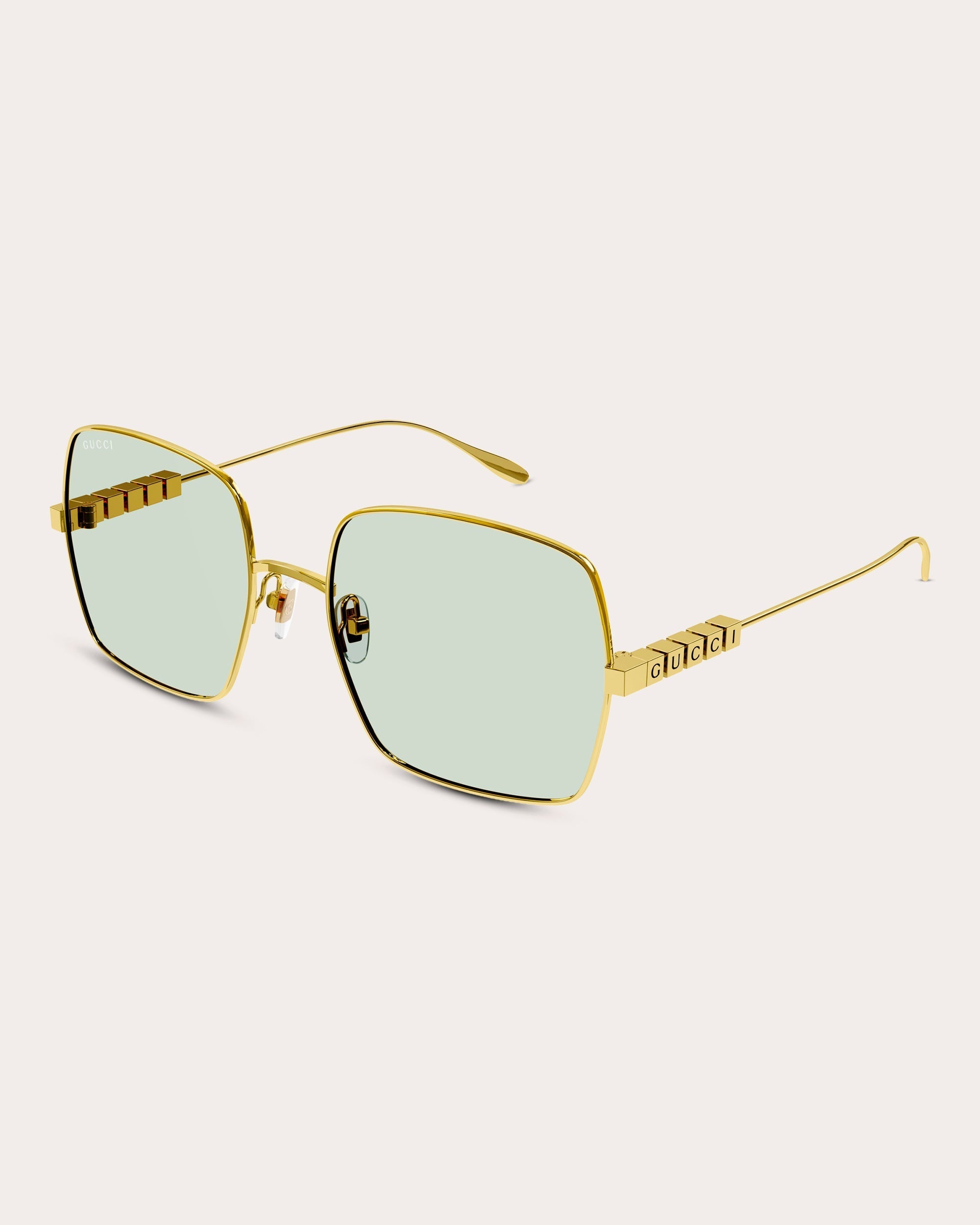 Goldtone Square Sunglasses