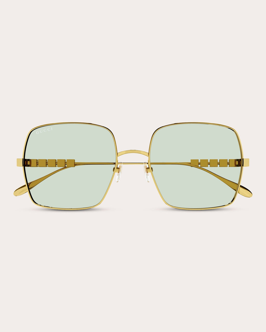 Goldtone Square Sunglasses