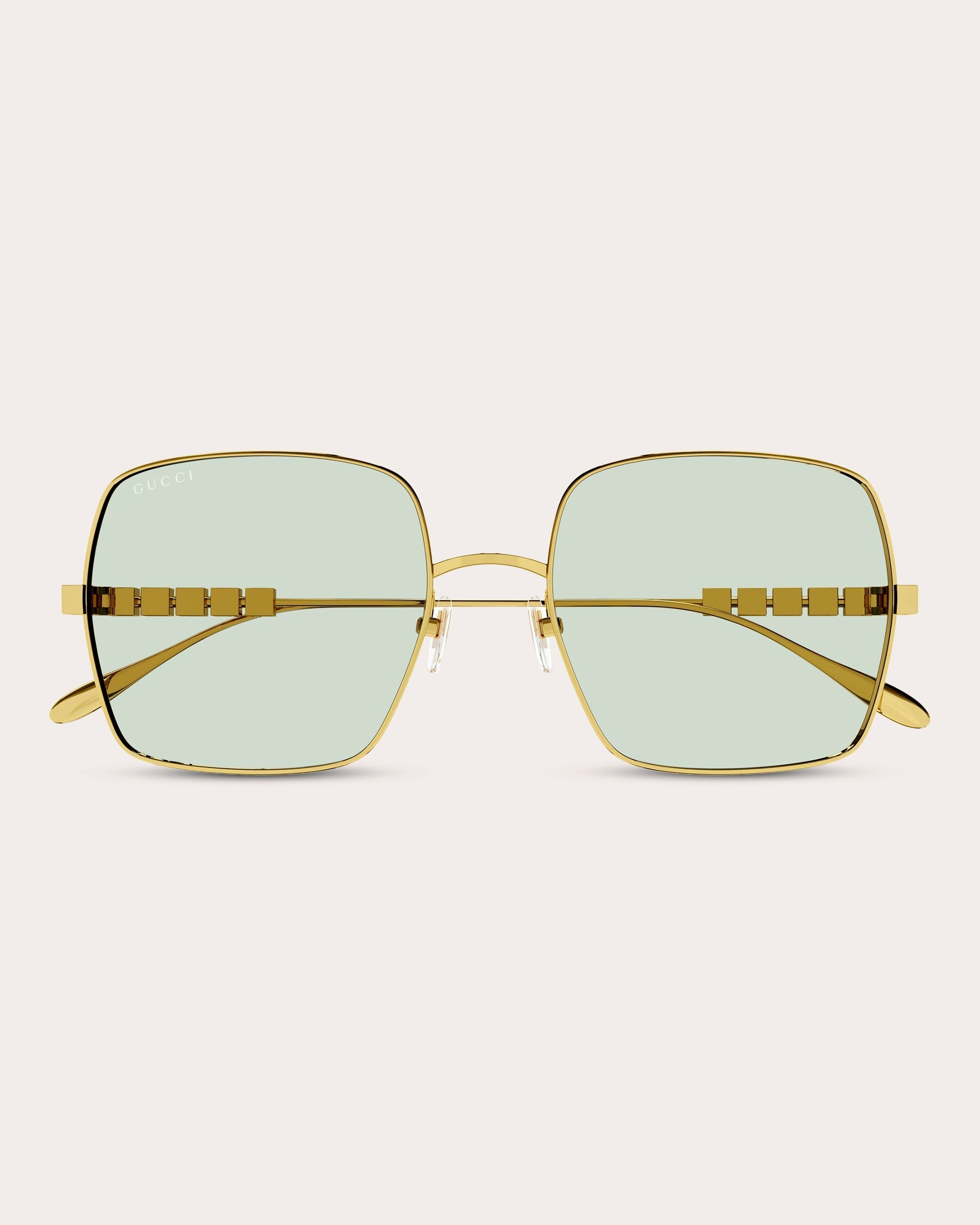 Goldtone Square Sunglasses