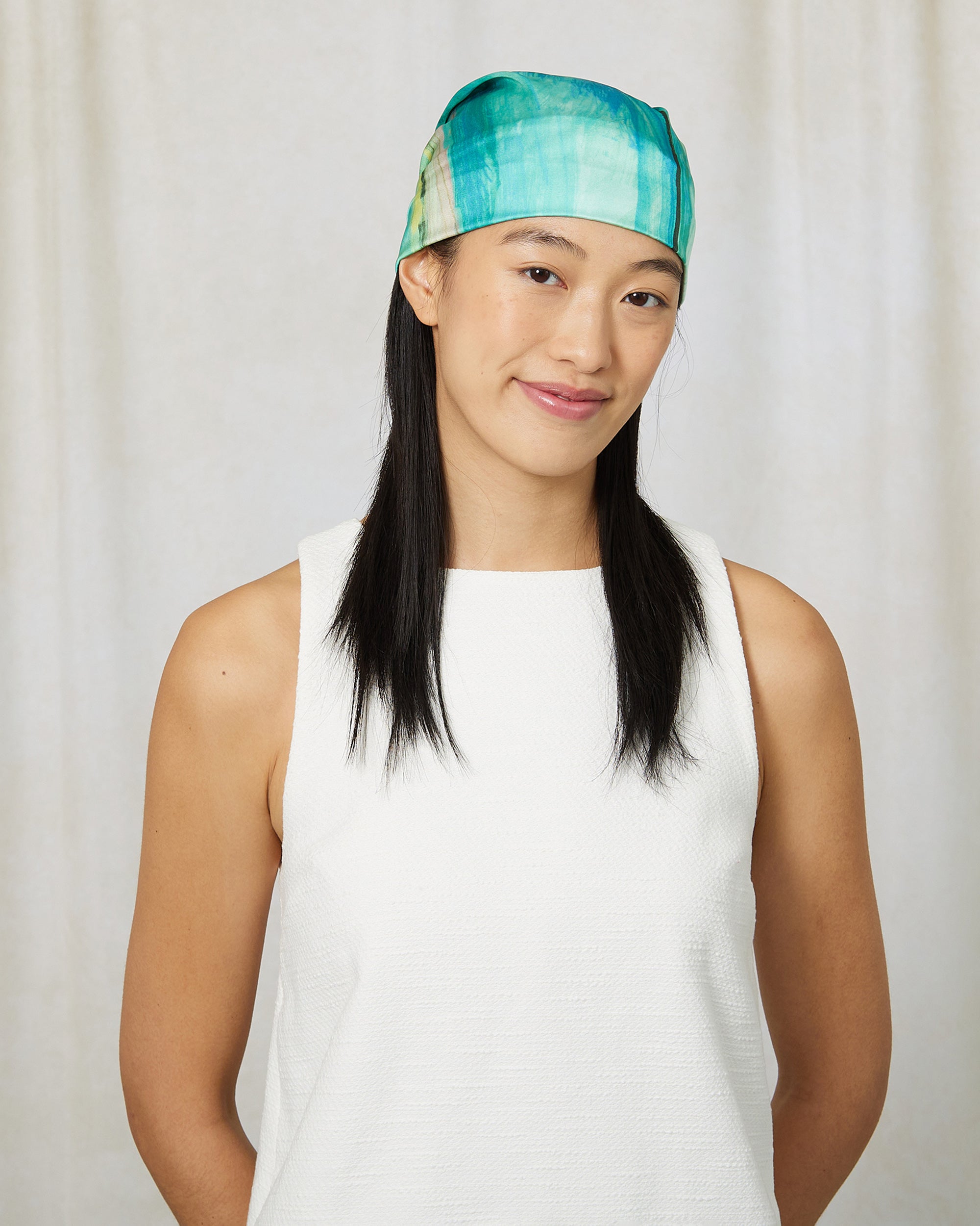 Gigi Printed Satin Head Scarf