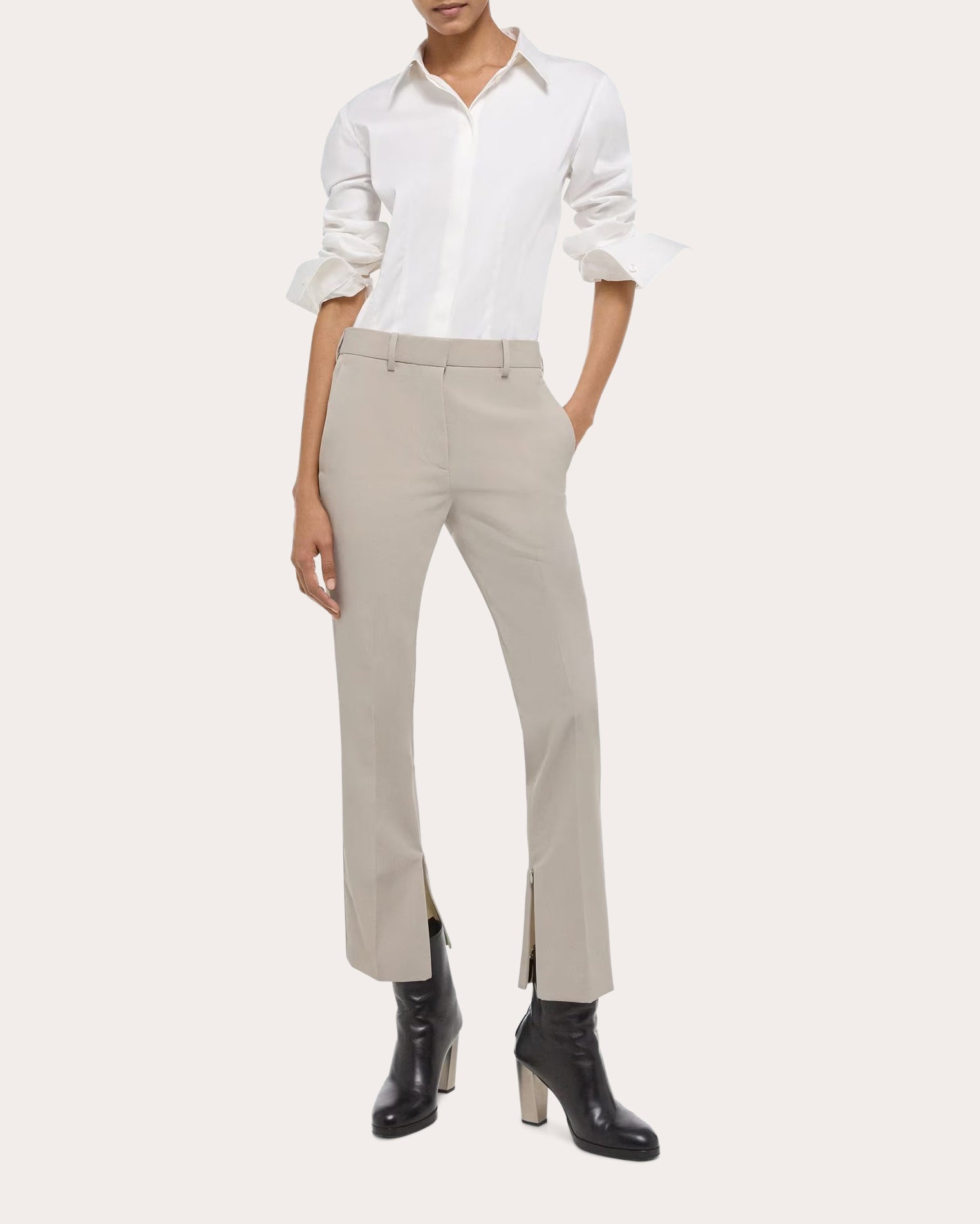 Slim Wool Trousers
