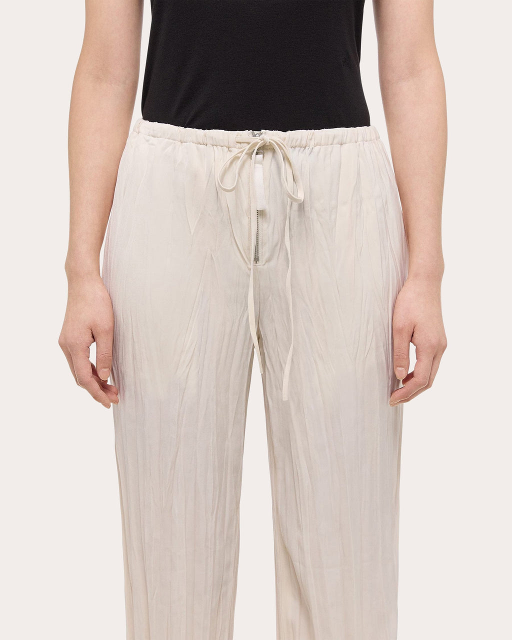 Crushed Satin Pants