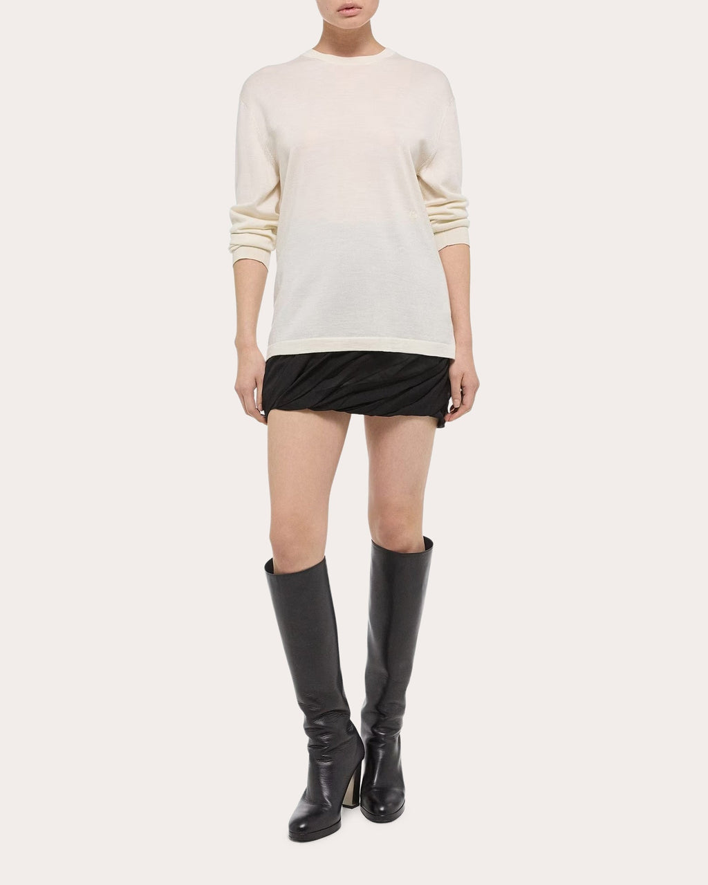 Silk Bubble Skirt