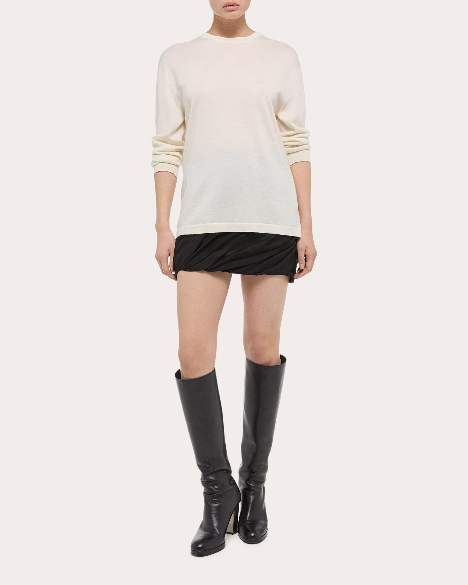 Silk Bubble Skirt