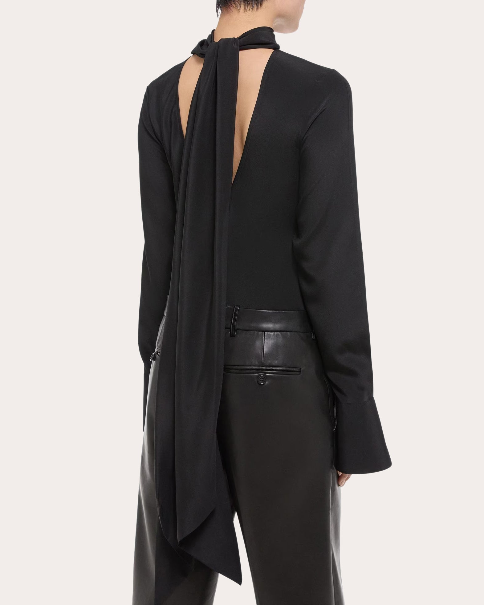 Scarf Silk Blouse