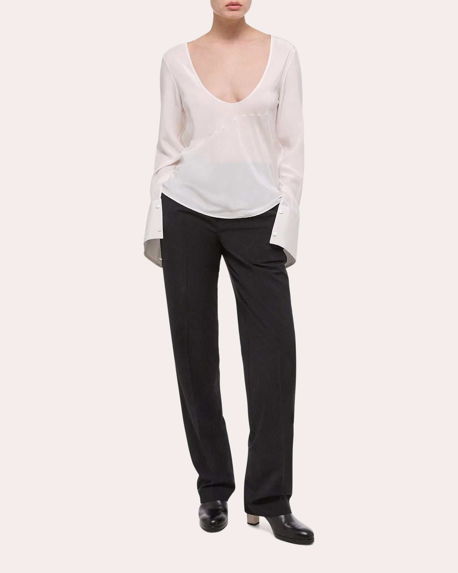 Scarf Silk Blouse