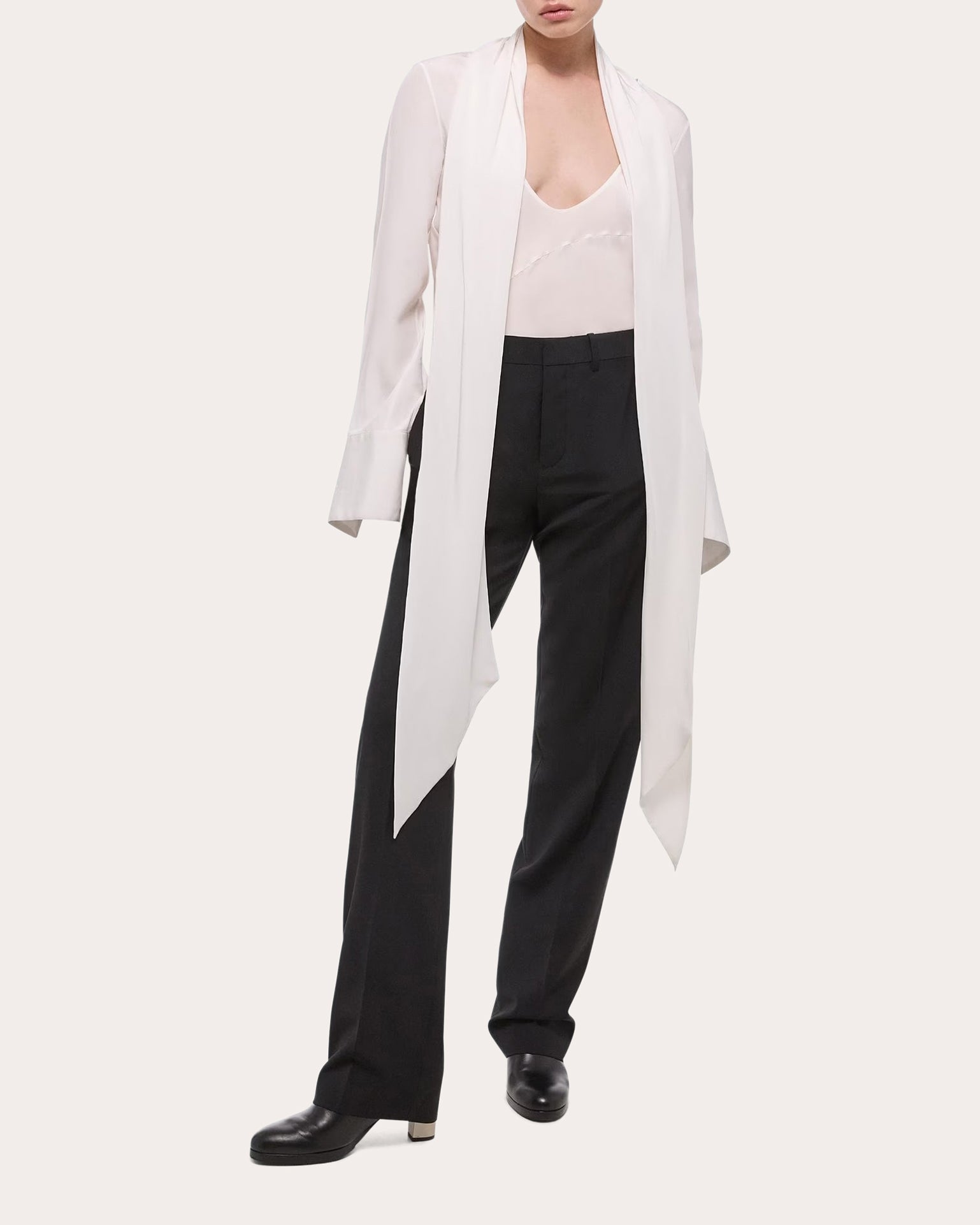 Scarf Silk Blouse