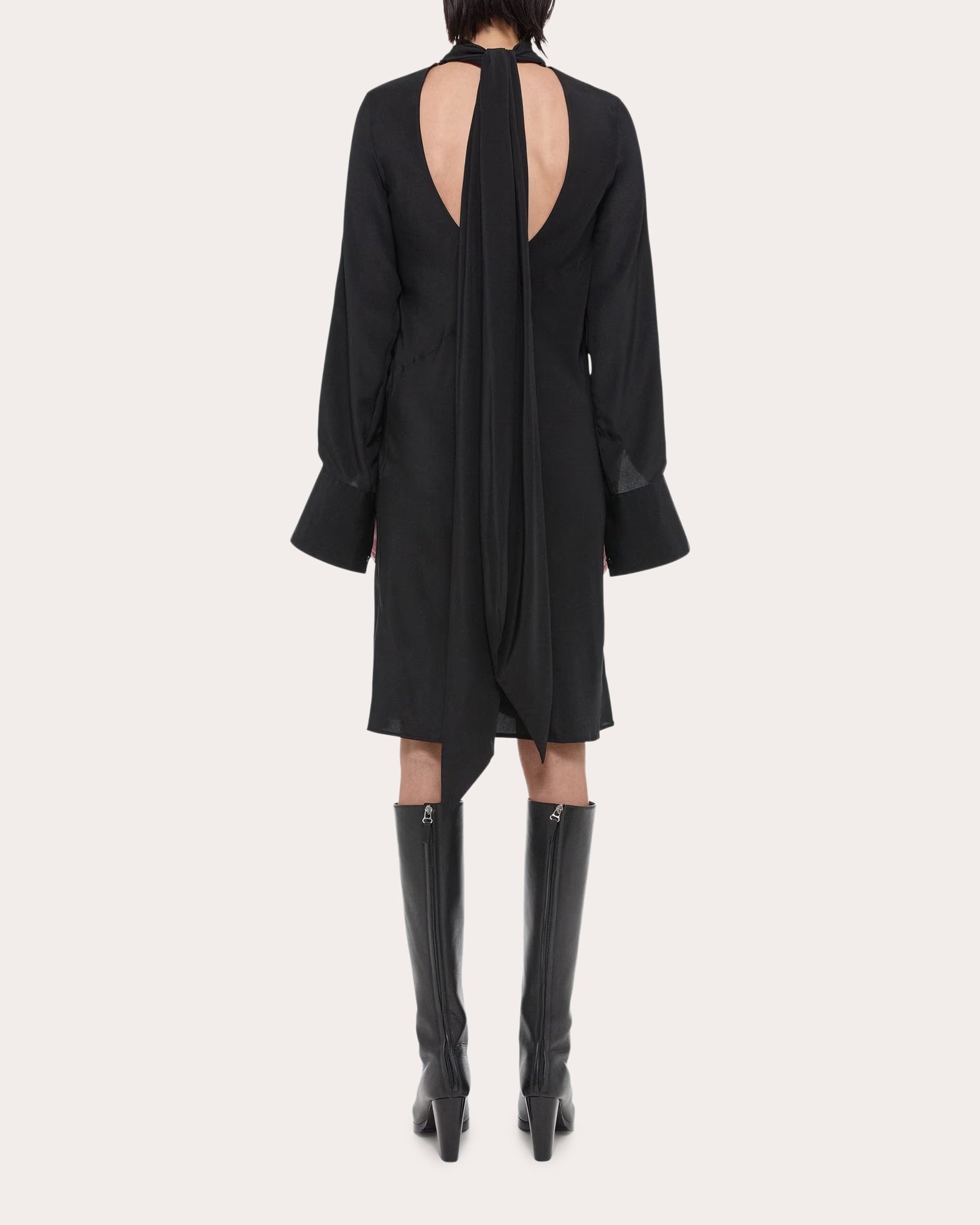 Scarf Silk Dress