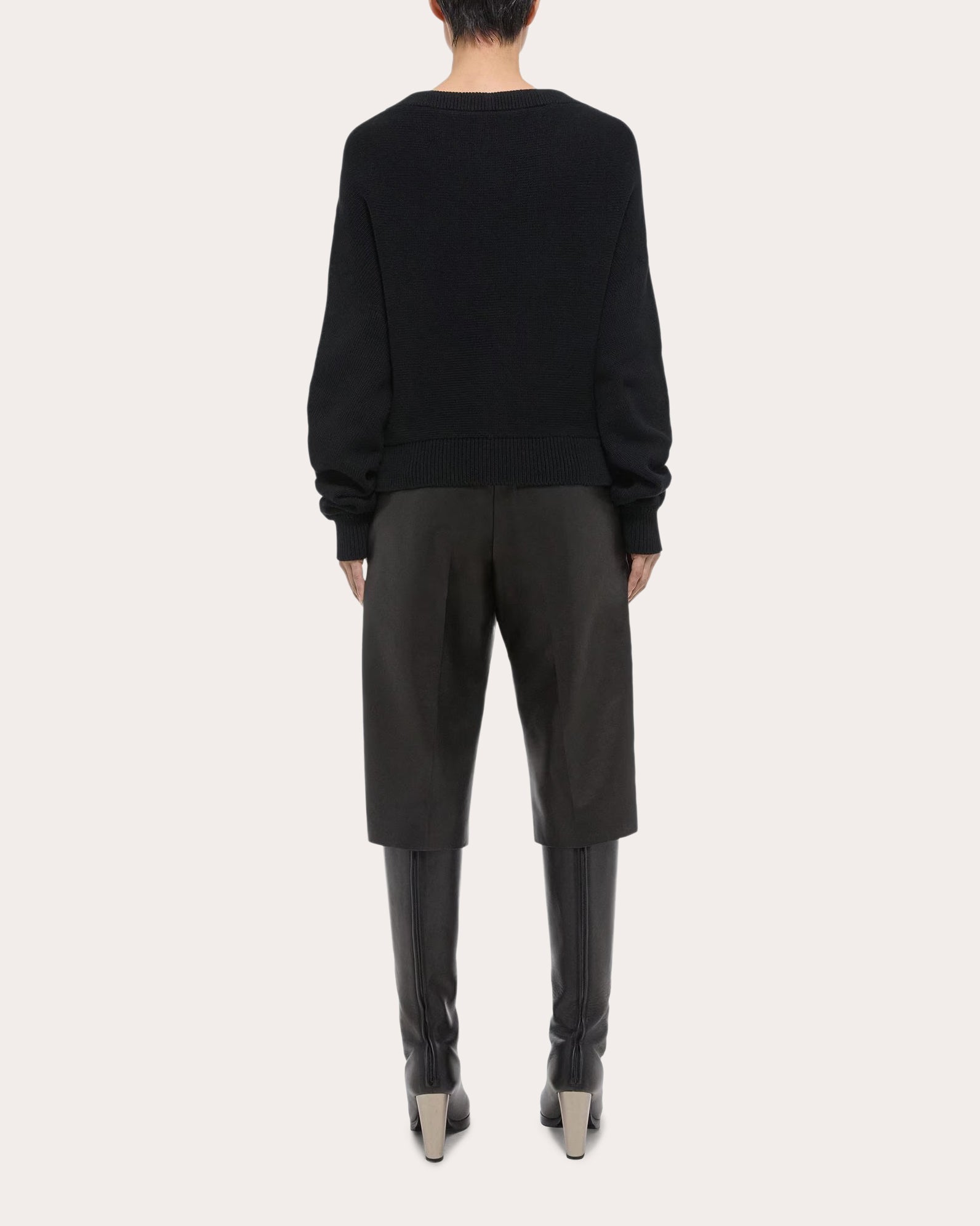 Ruched Dolman Sweater