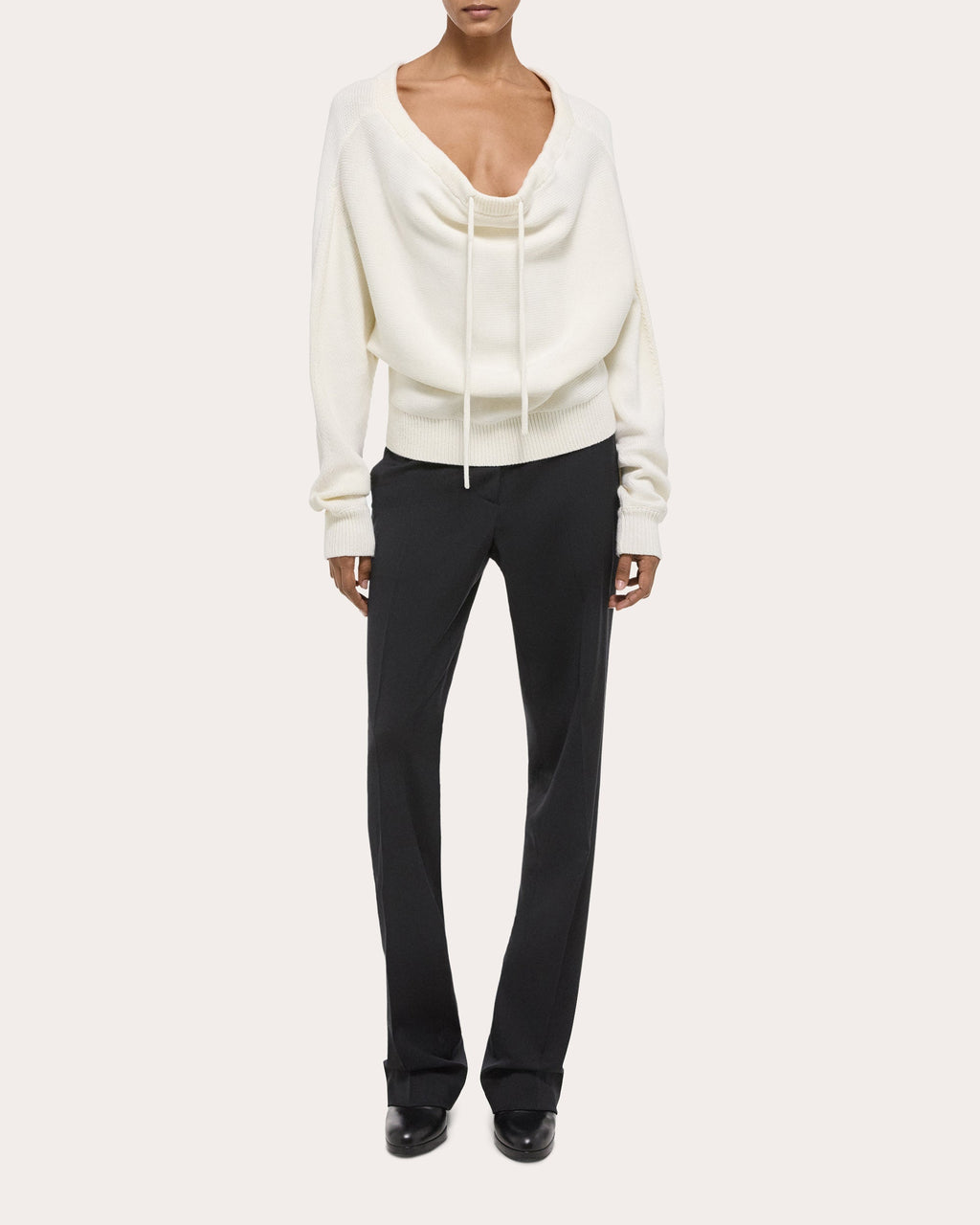 Ruched Dolman Sweater