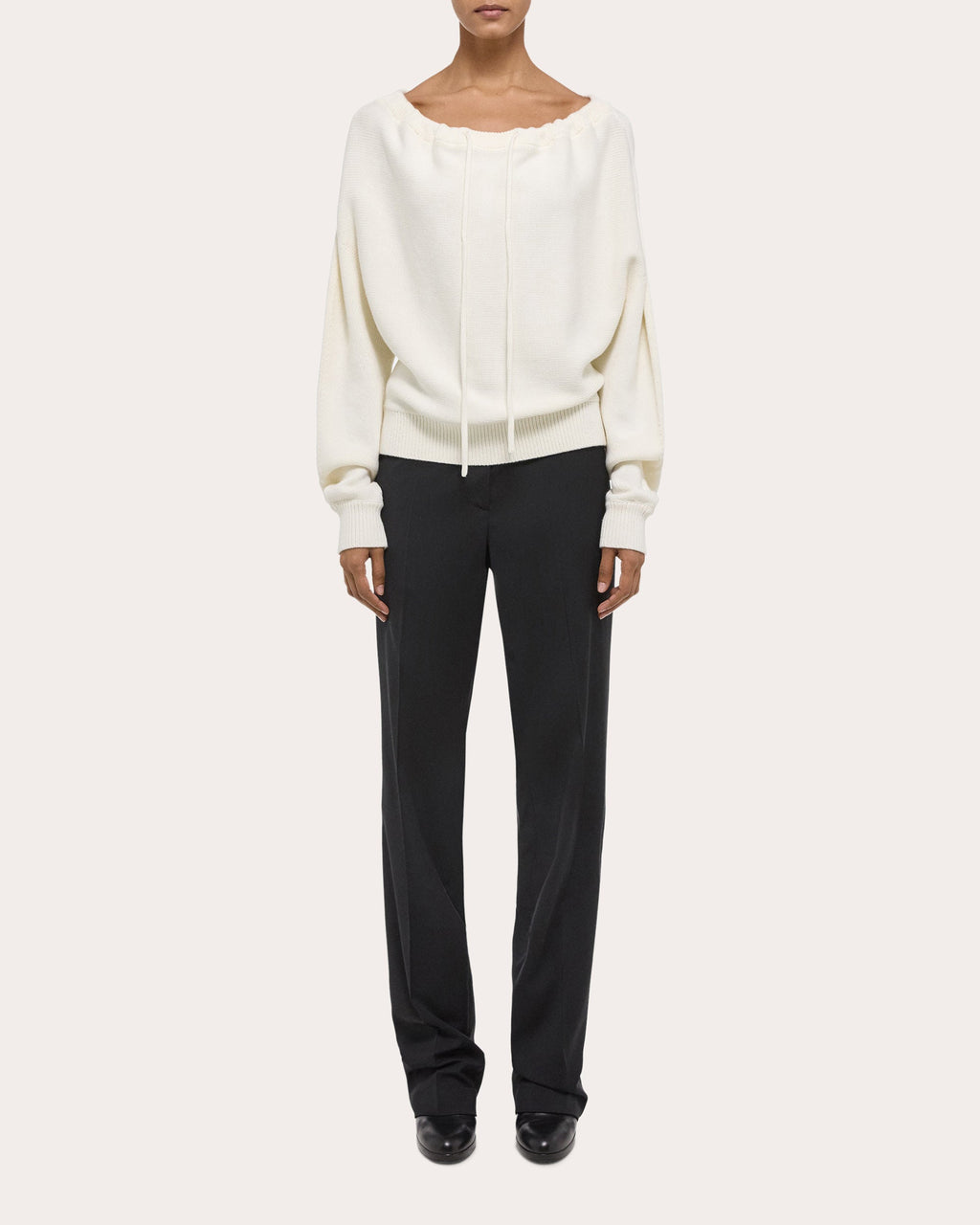 Ruched Dolman Sweater