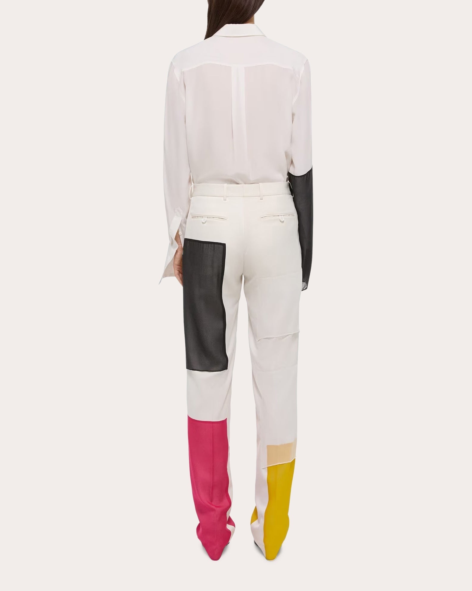 Patchwork Car Trousers