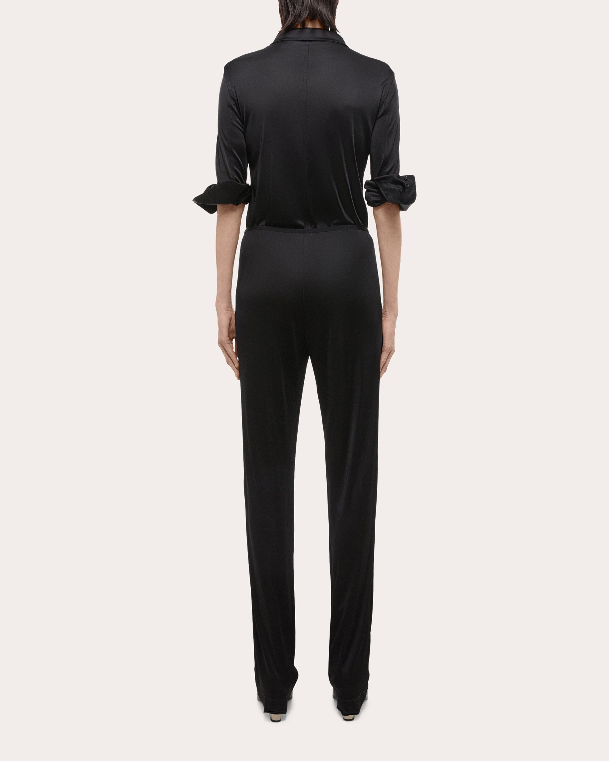 Straight-Leg Jersey Pants