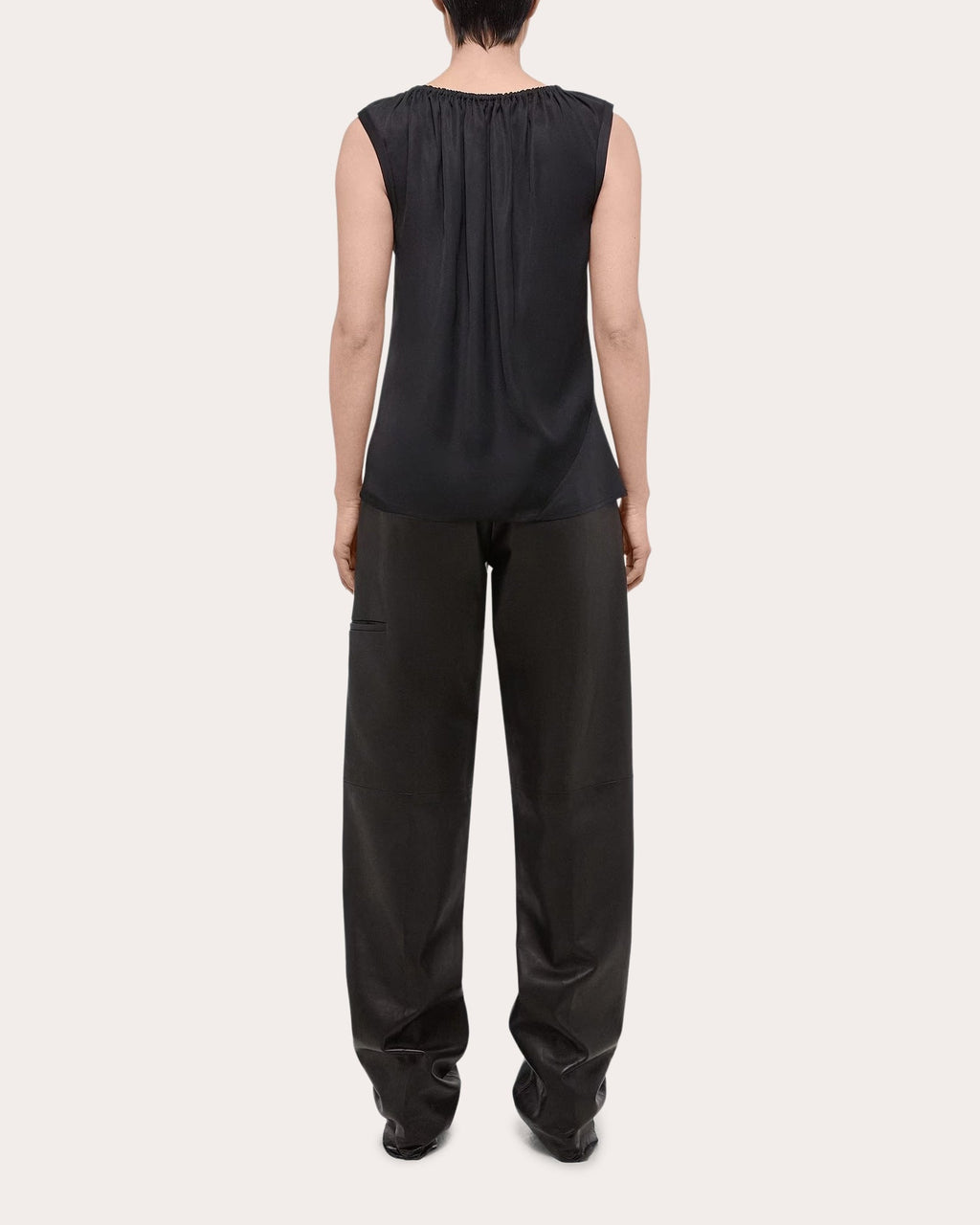 Drawstring Sleeveless Top