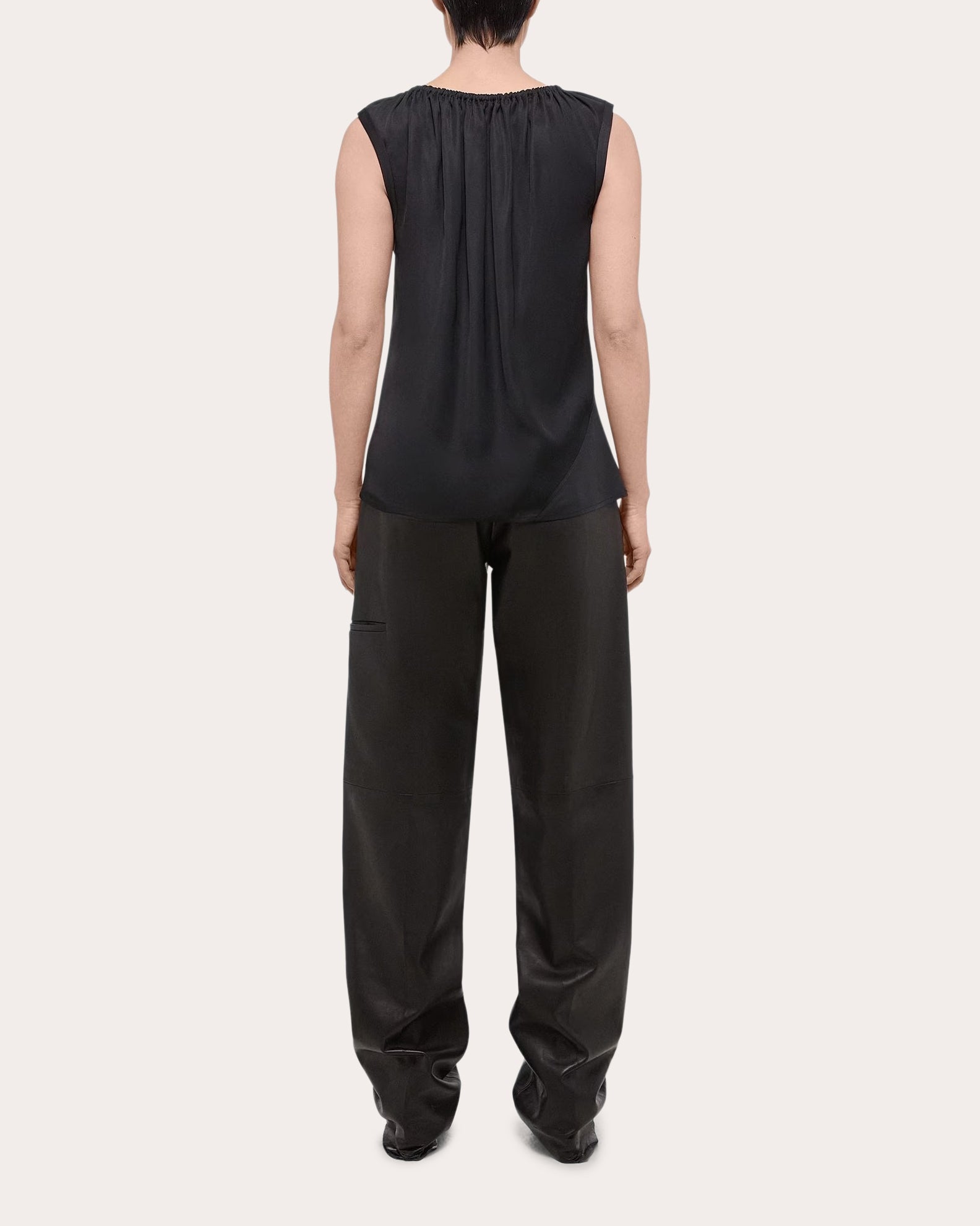 Drawstring Sleeveless Top