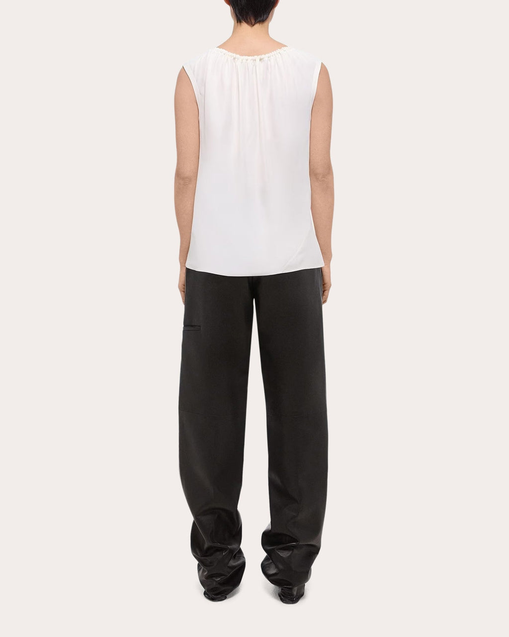 Drawstring Sleeveless Top