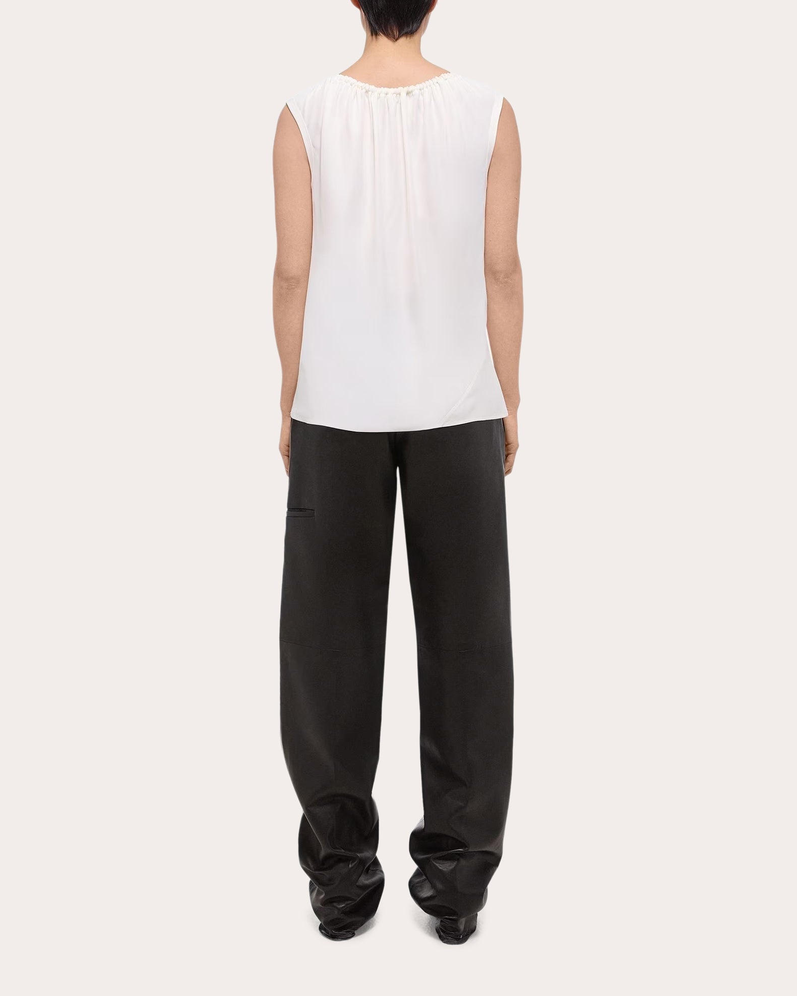 Drawstring Sleeveless Top