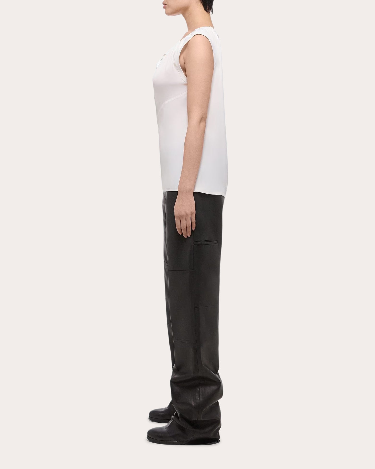 Drawstring Sleeveless Top