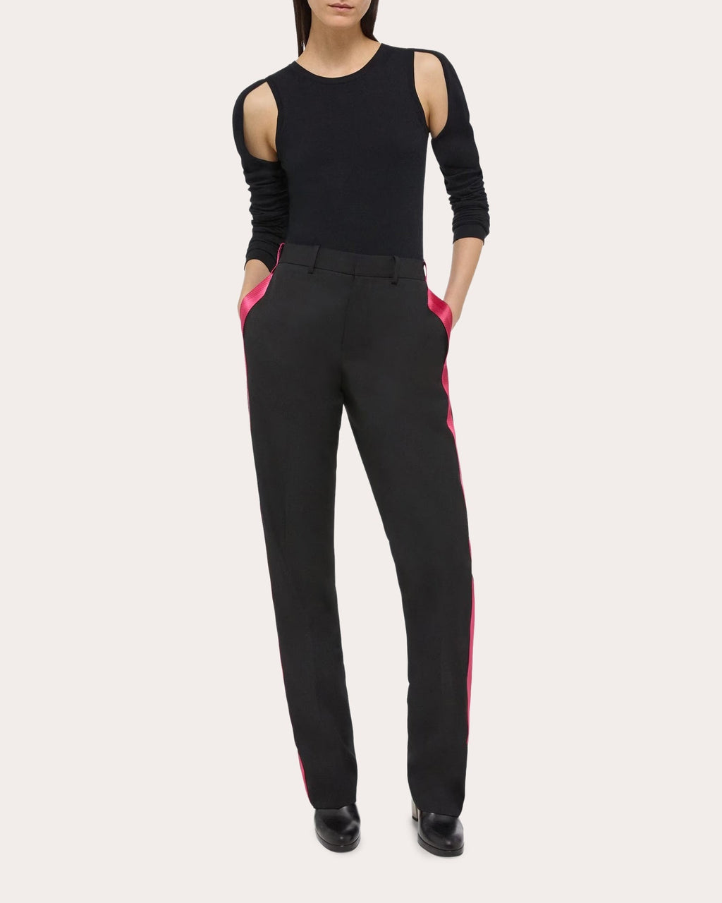 Cutout Cotton Sweater