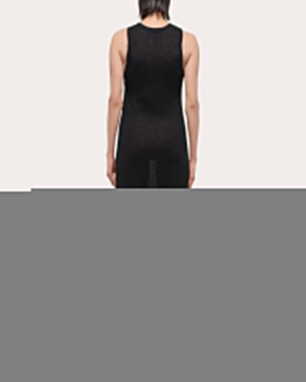 Sleeveless Crushed Knit Maxi Dress