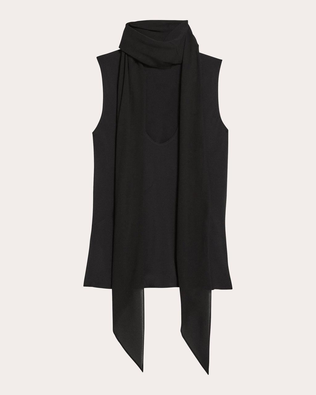Sleeveless Scarf Top