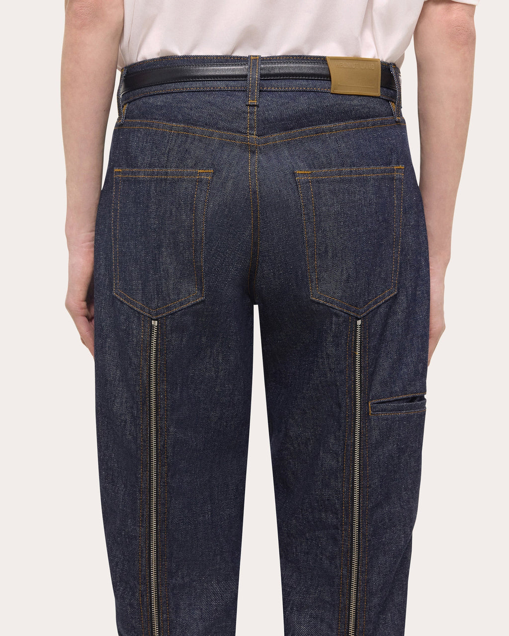 Zipper-Detail Carpenter Jeans