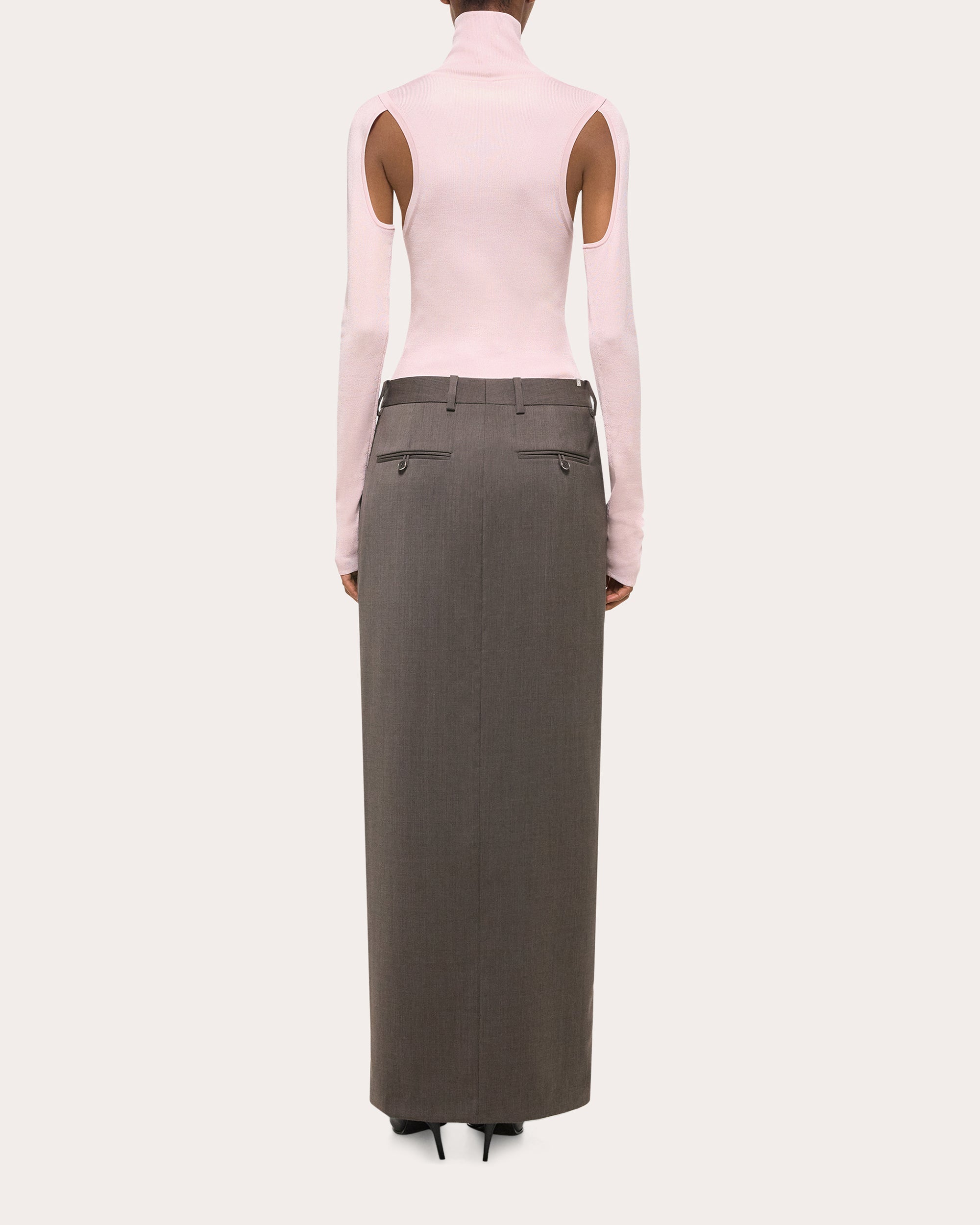 Zip Maxi Skirt