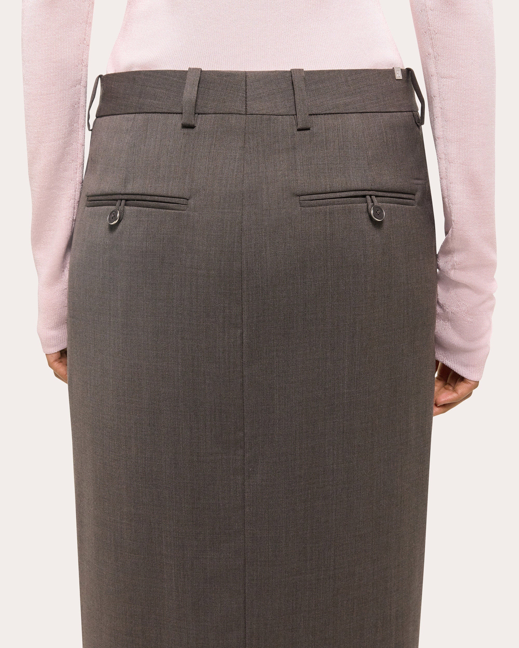 Zip Maxi Skirt