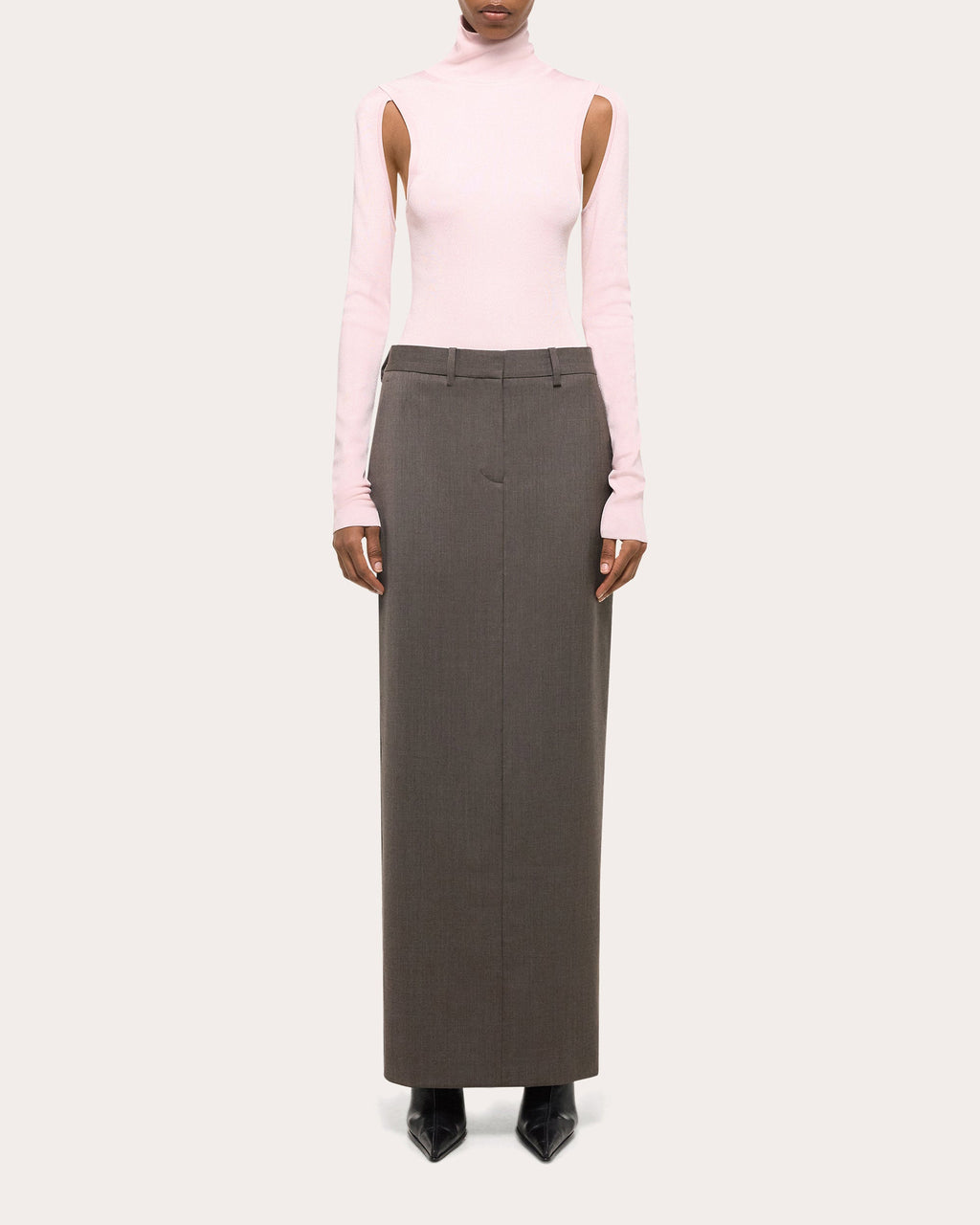 Zip Maxi Skirt