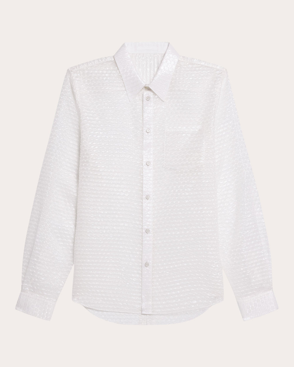 Textured Woven Jacquard Shirt
