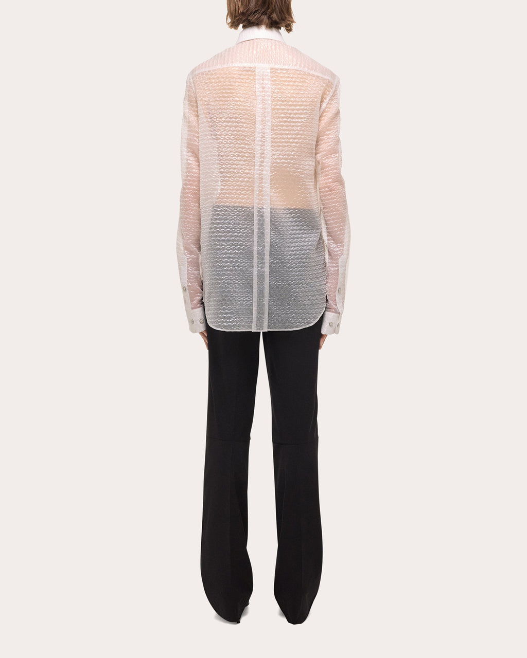 Textured Woven Jacquard Shirt