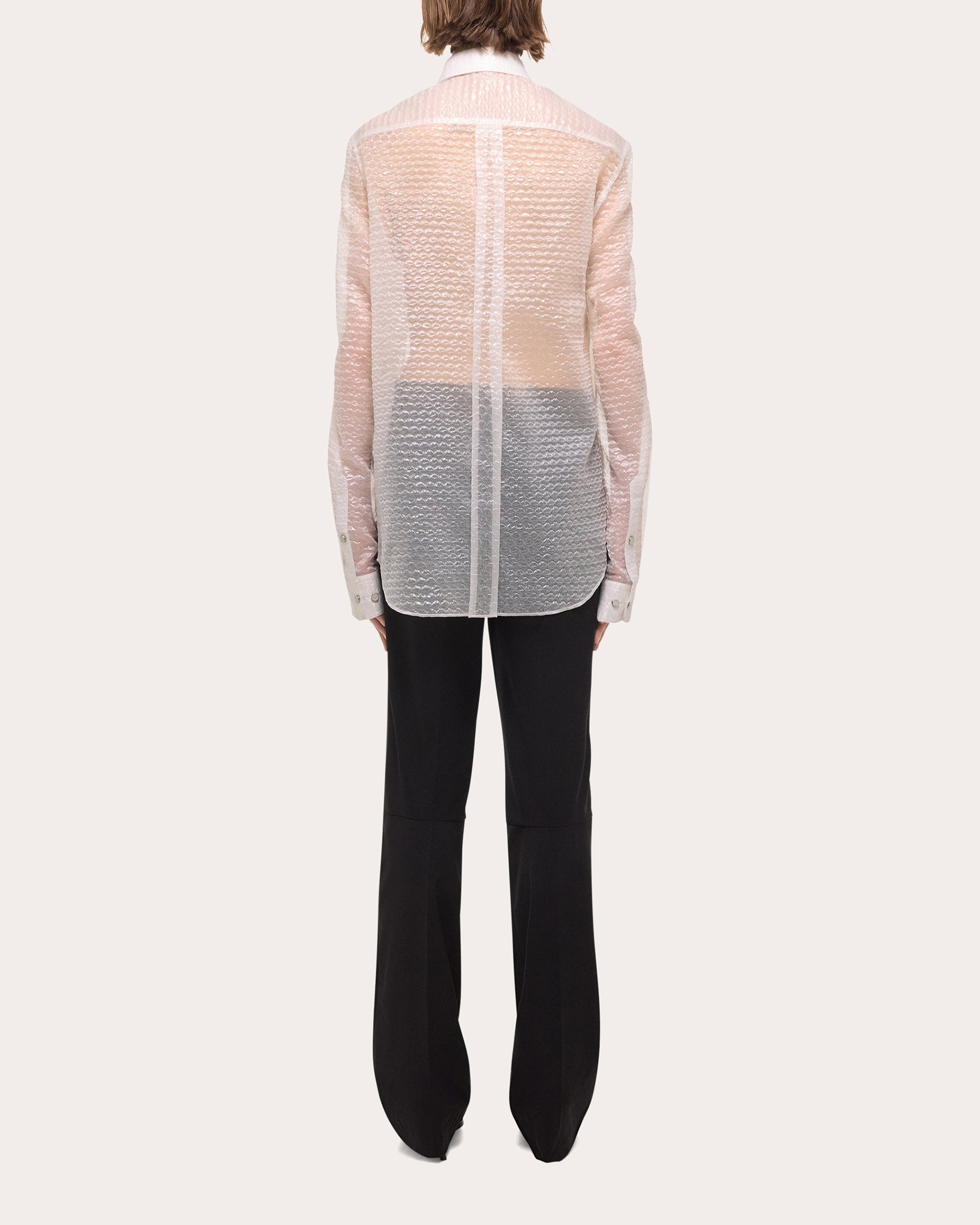 Textured Woven Jacquard Shirt