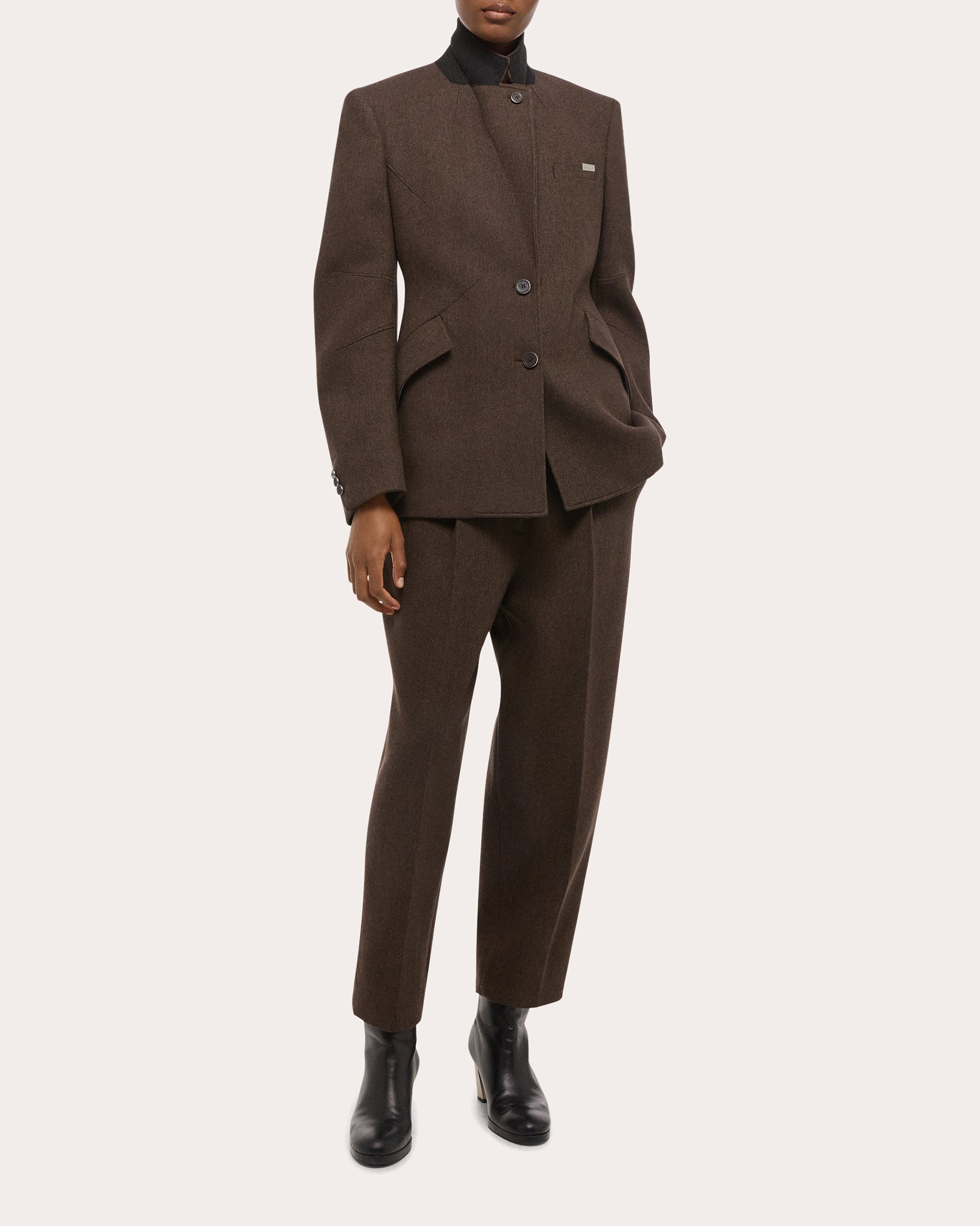 Apex Sculpted Wool-Twill Blazer