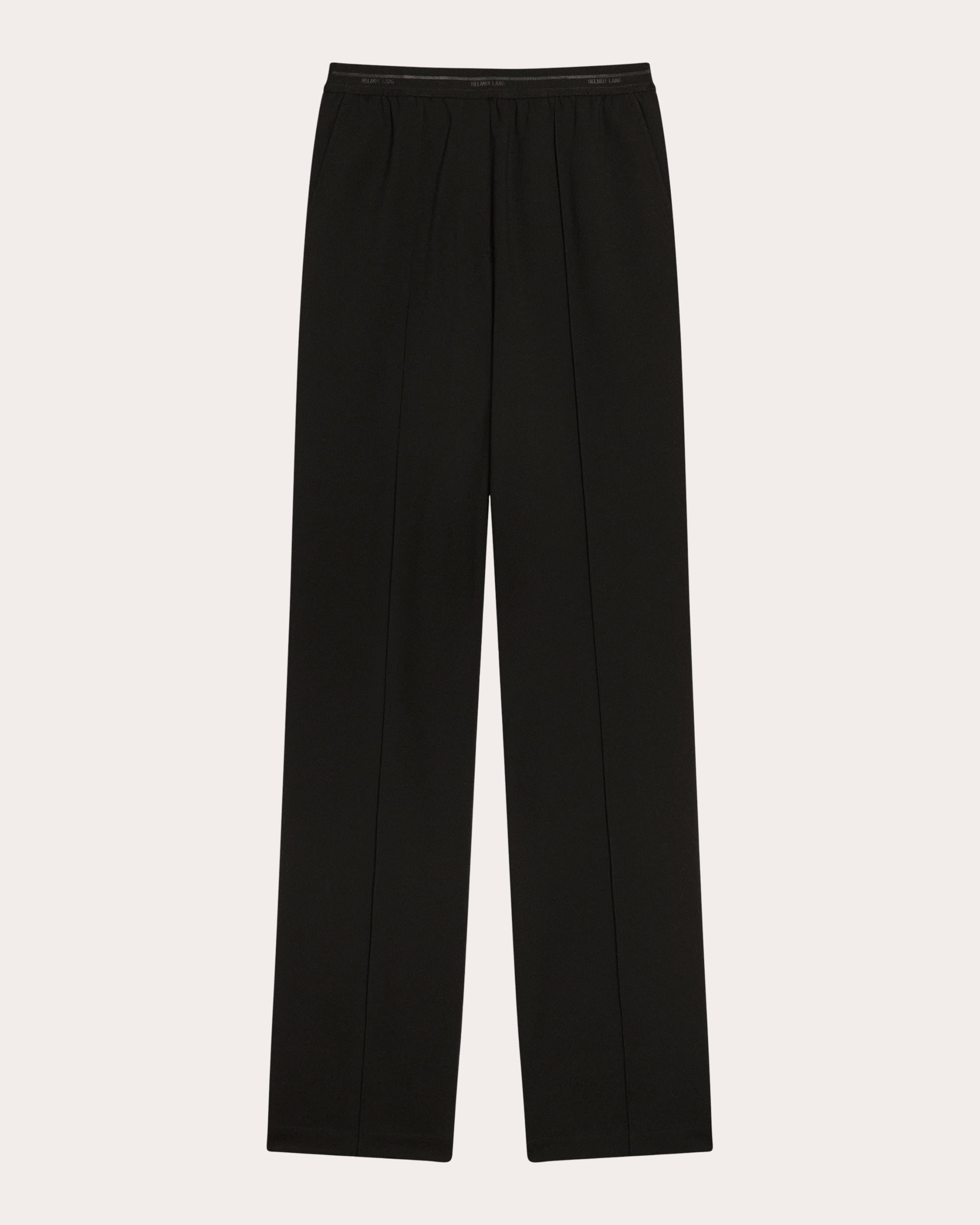 Straight-Leg Ponte Knit Car Pants