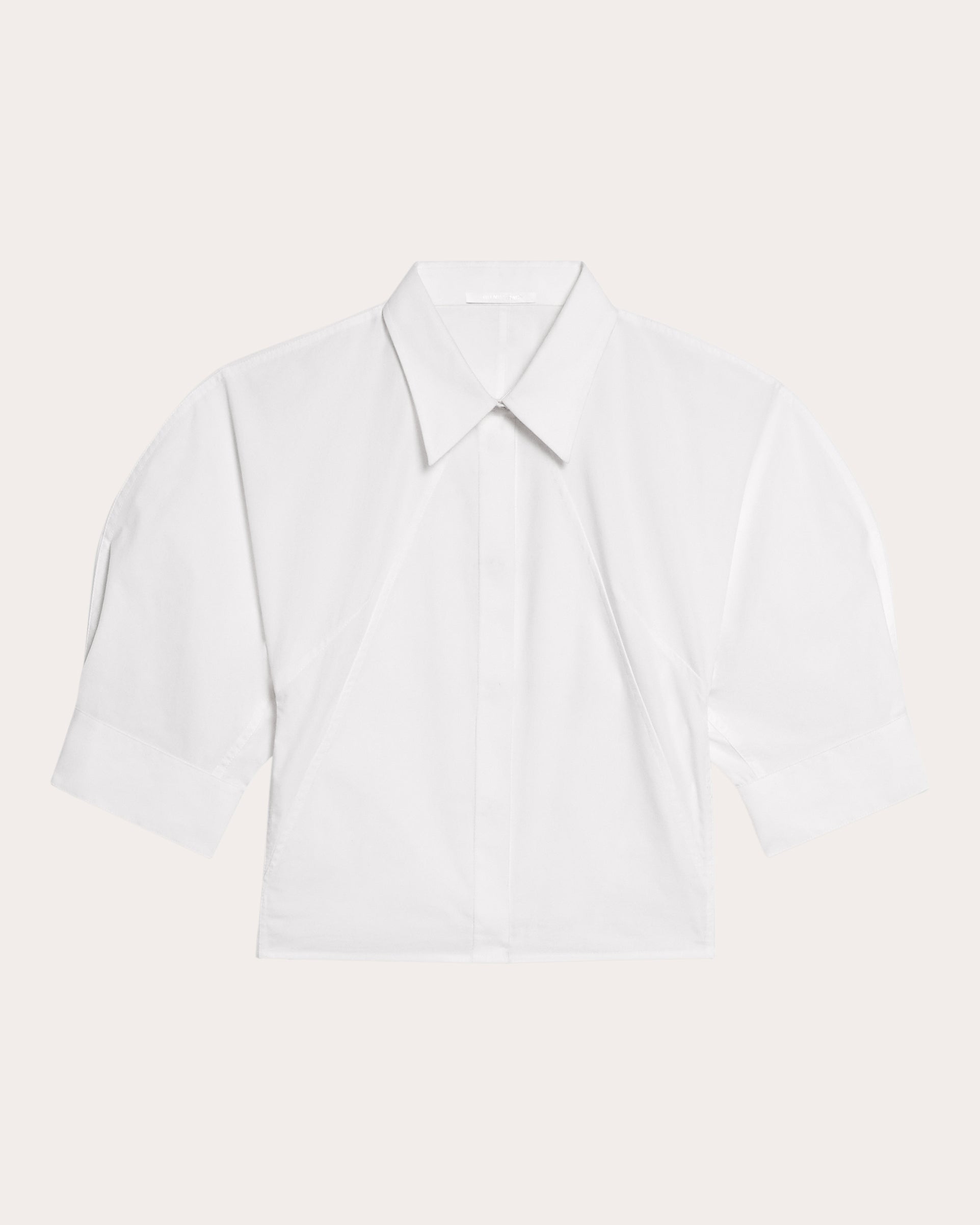 Cropped Cotton-Poplin Shirt