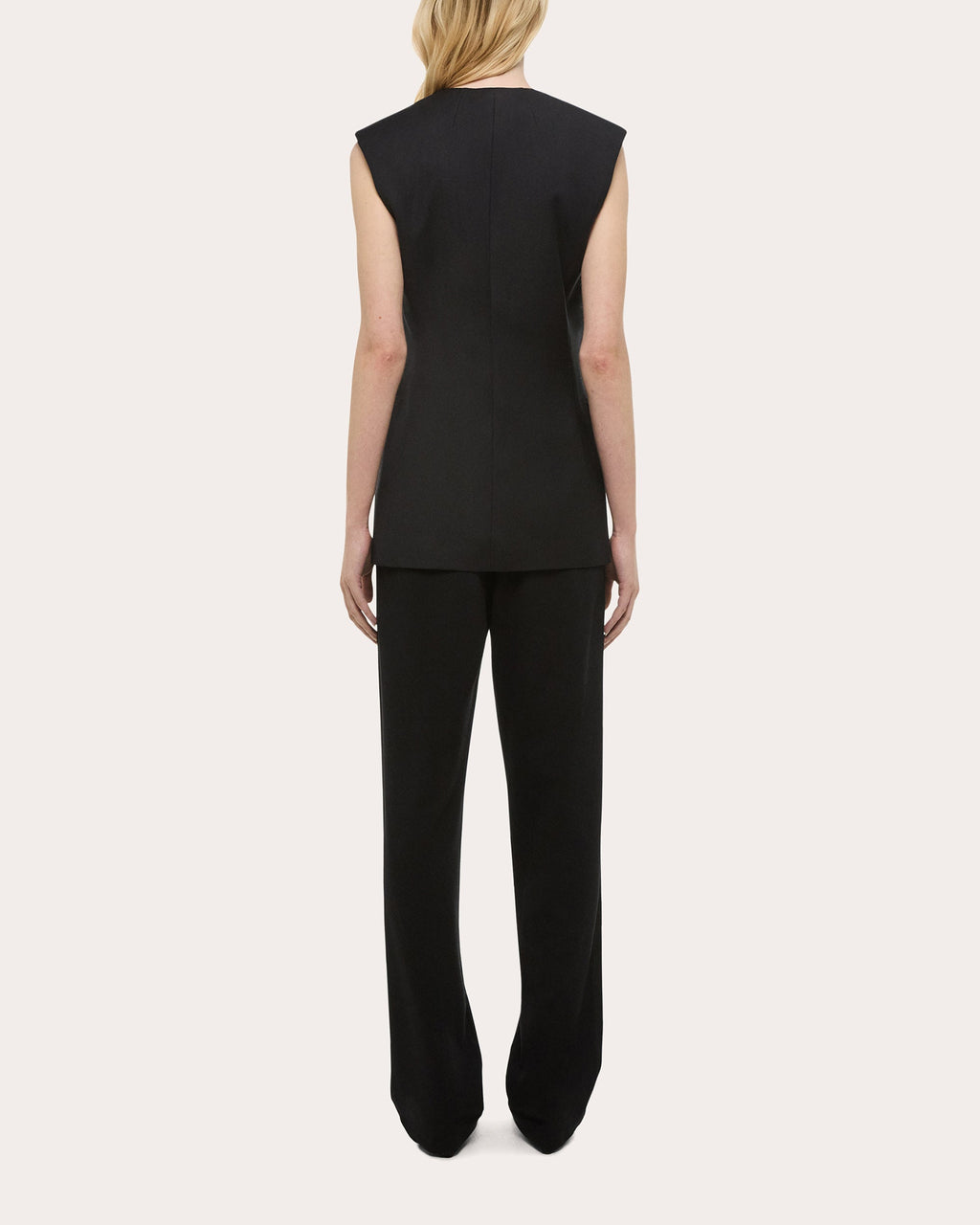 Zip Front Wool Vest