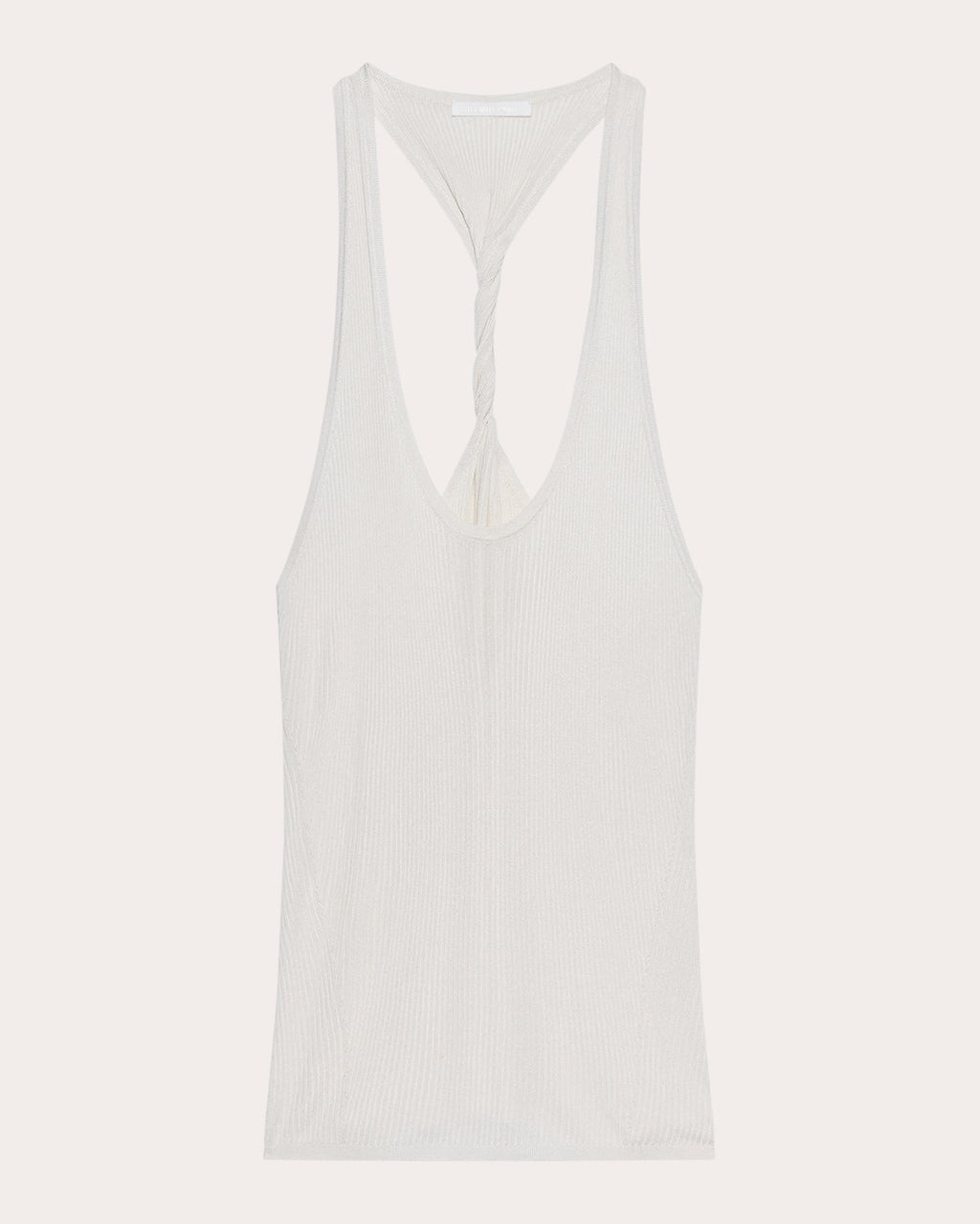 Twisted Rib Knit Racerback Tank Top