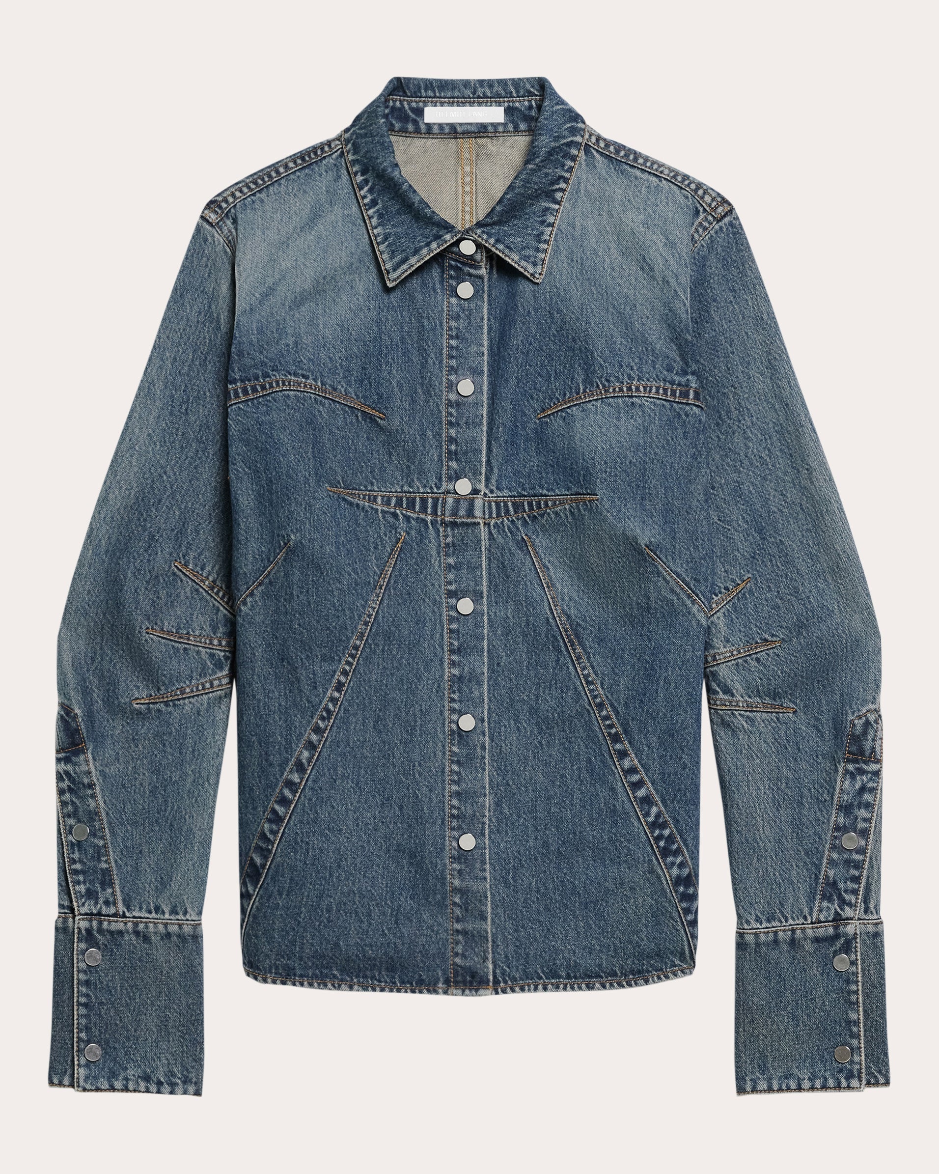 Apex Denim Bustier Shirt