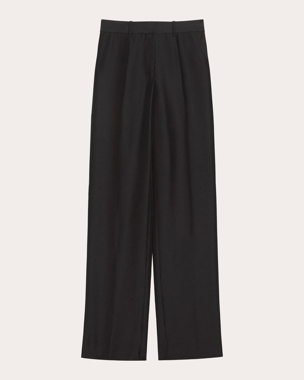 Straight-Leg Organza Car Pants